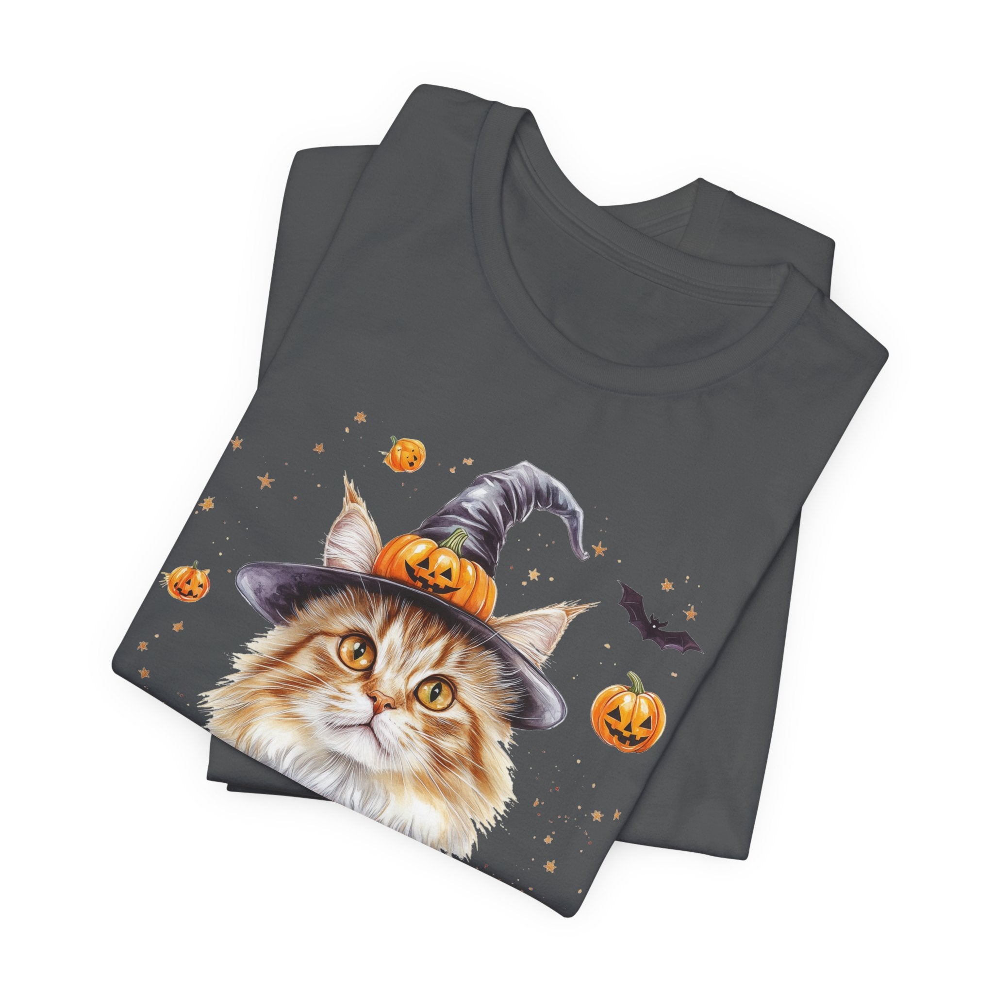 Longhair Orange Tabby Cat II Bewitched Tee