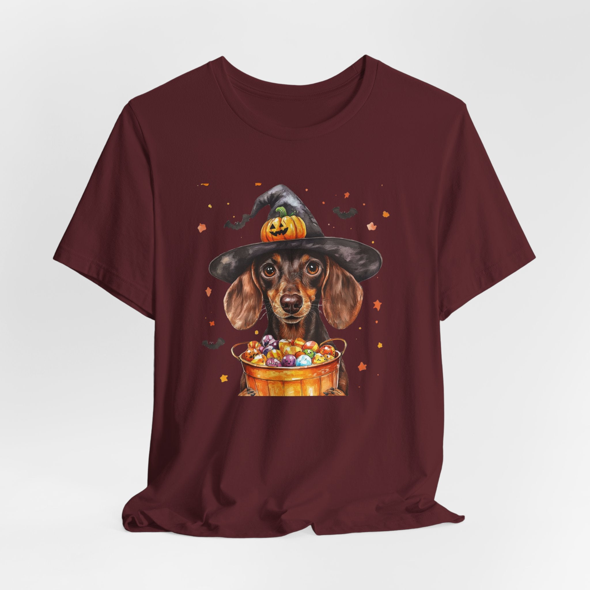 Brown Dachshund Bewitched Tee