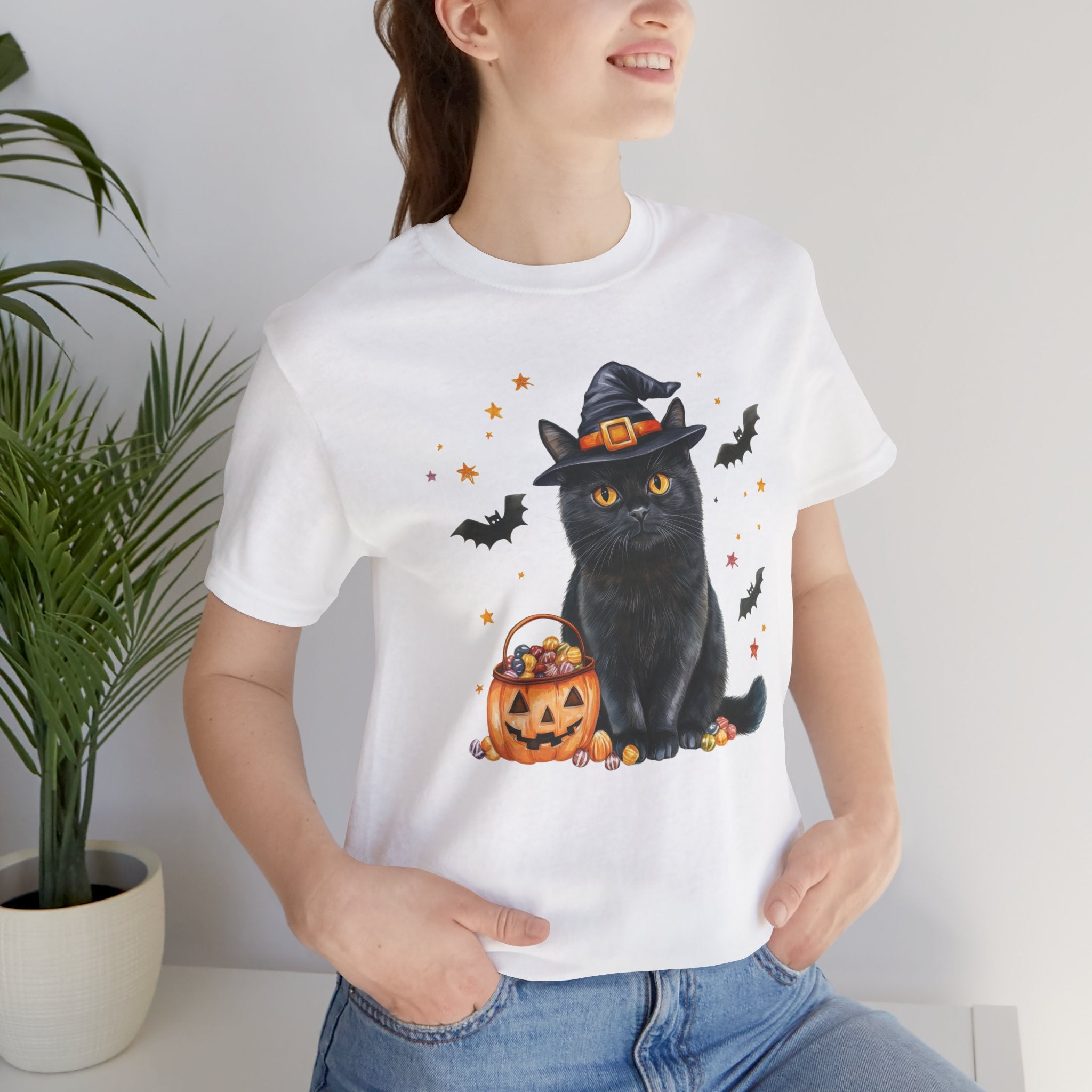 Shorthair Black Cat Bewitched Tee