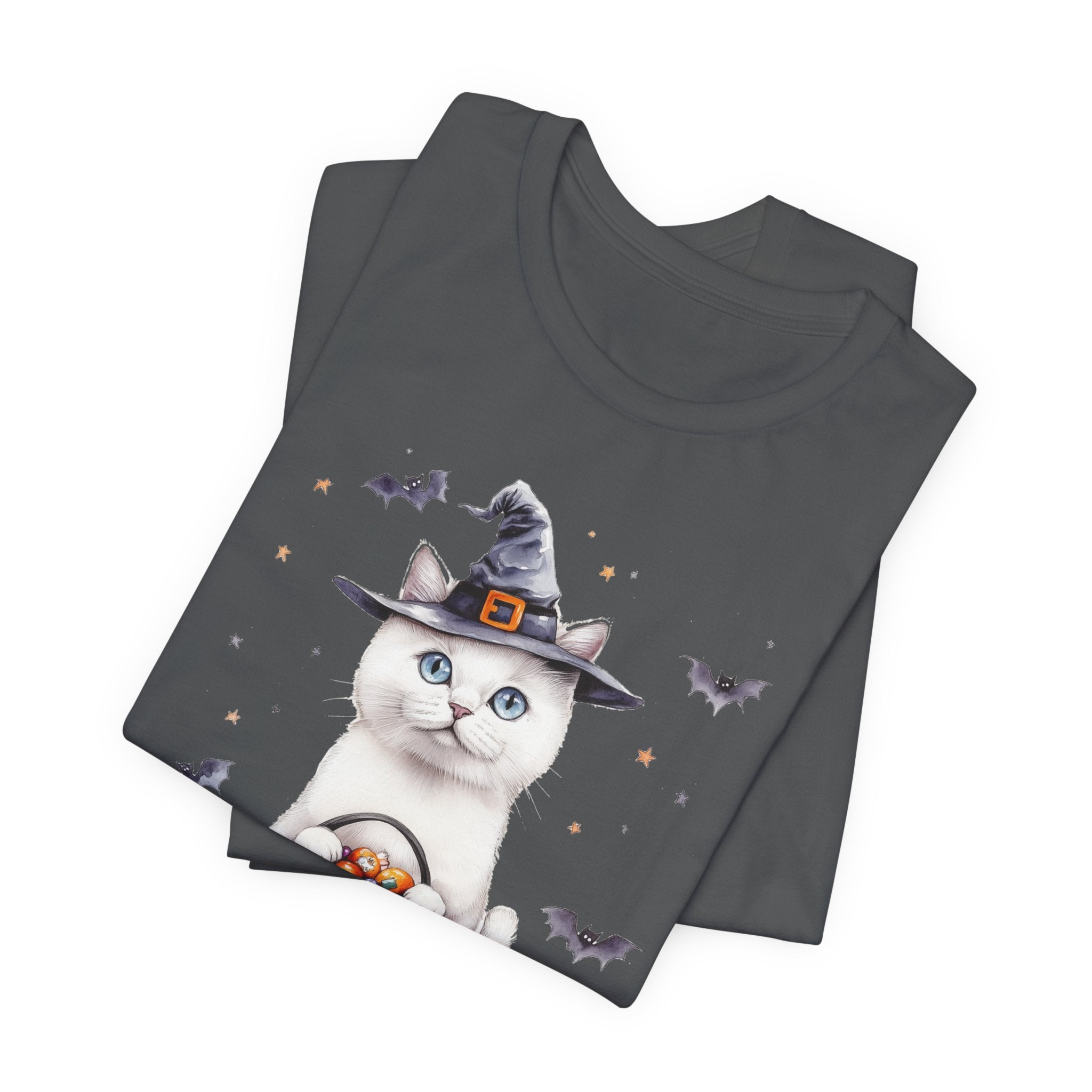 Shorthair White Cat Bewitched Tee
