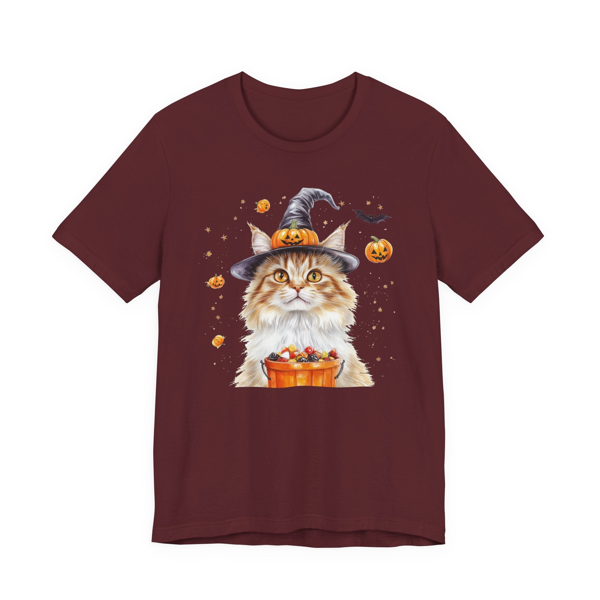 Longhair Orange Tabby Cat II Bewitched Tee
