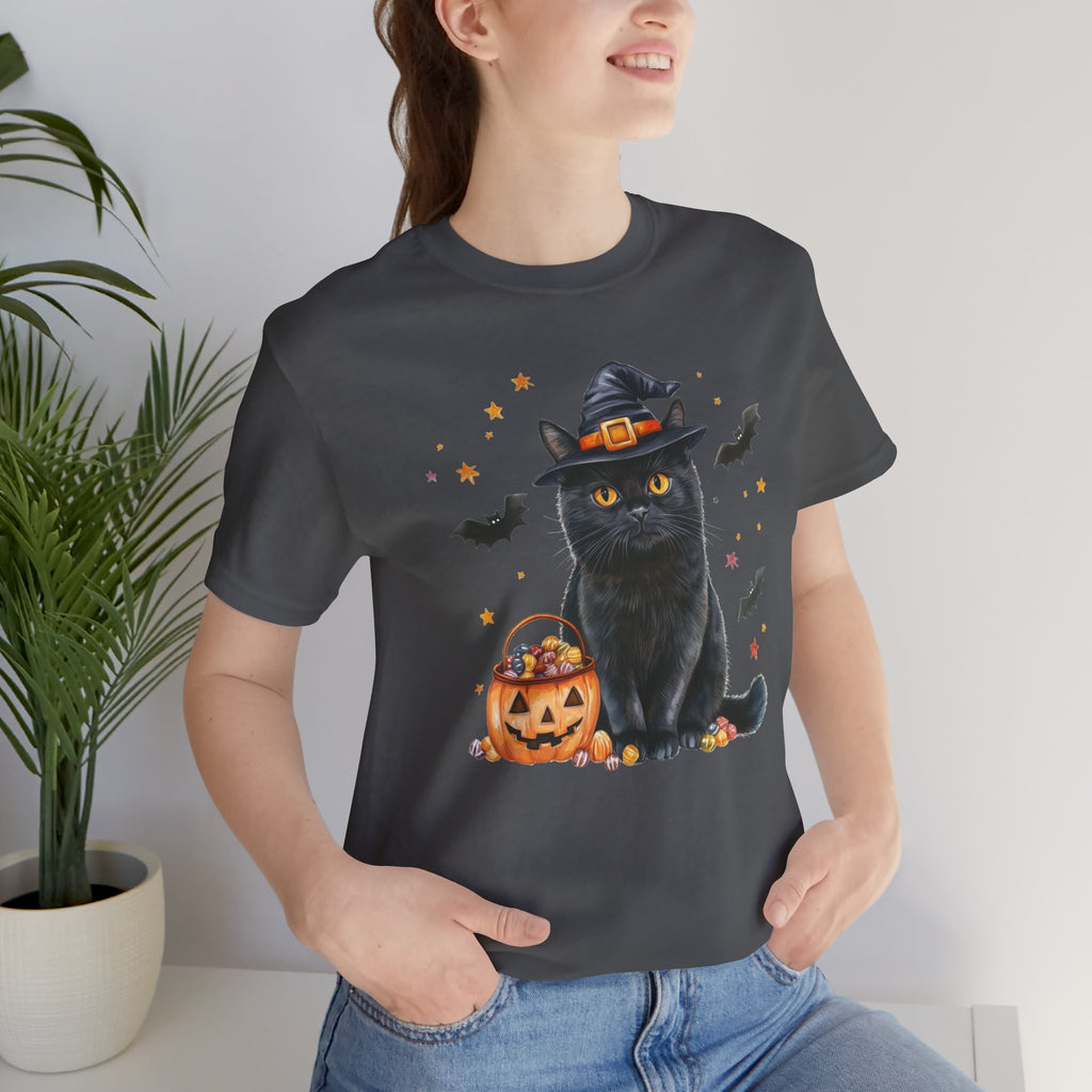 Shorthair Black Cat Bewitched Tee