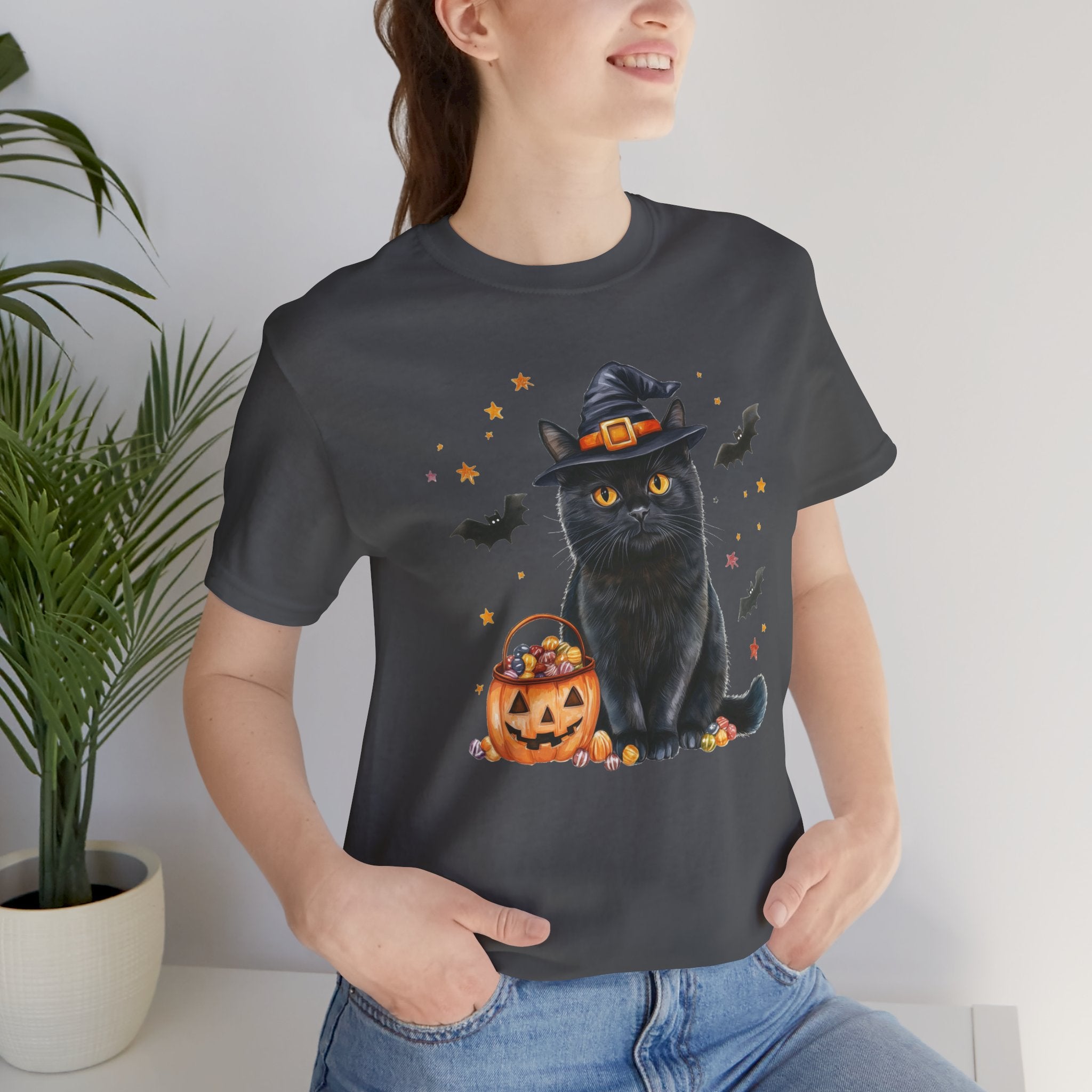 Shorthair Black Cat Bewitched Tee