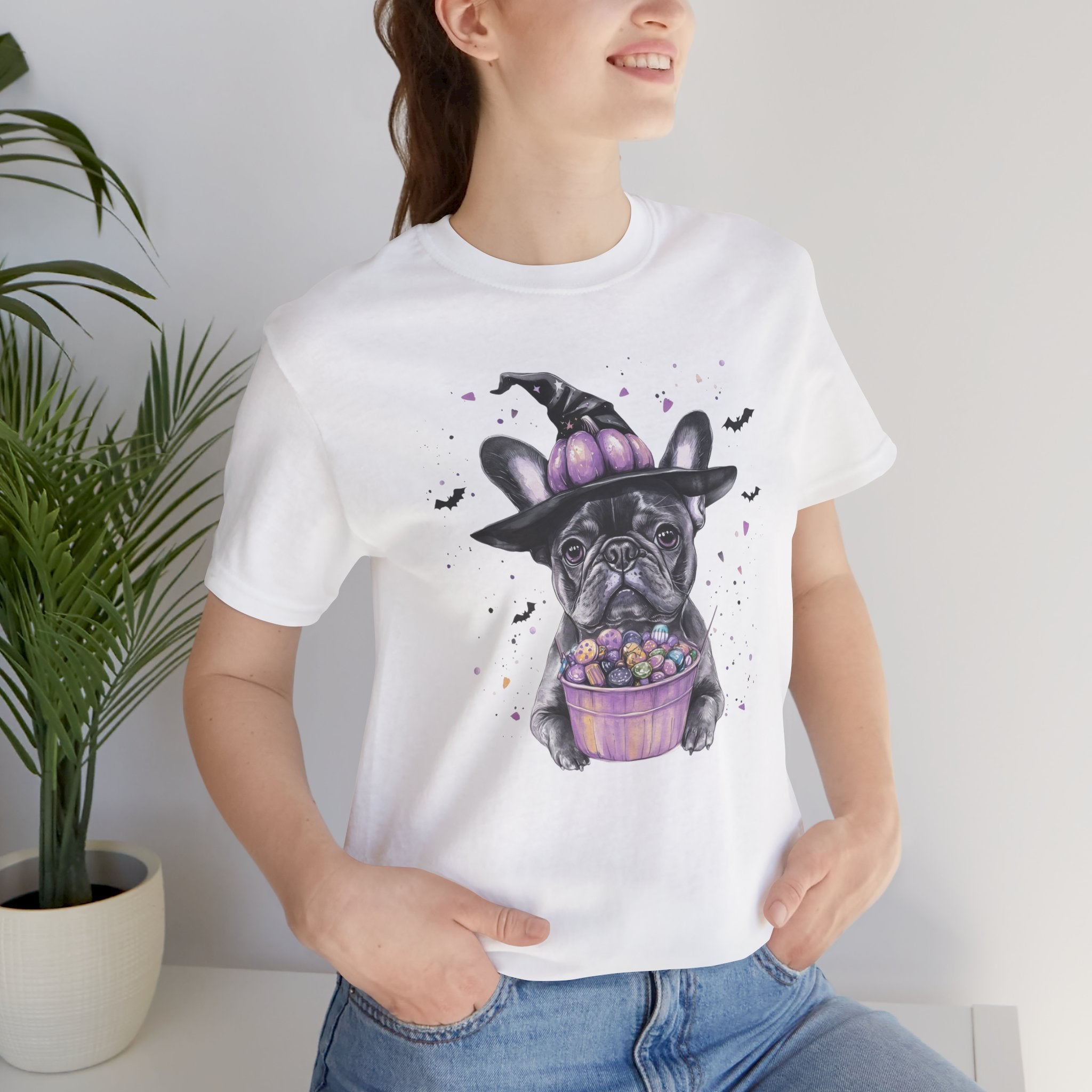 Black French Bulldog Bewitched Tee