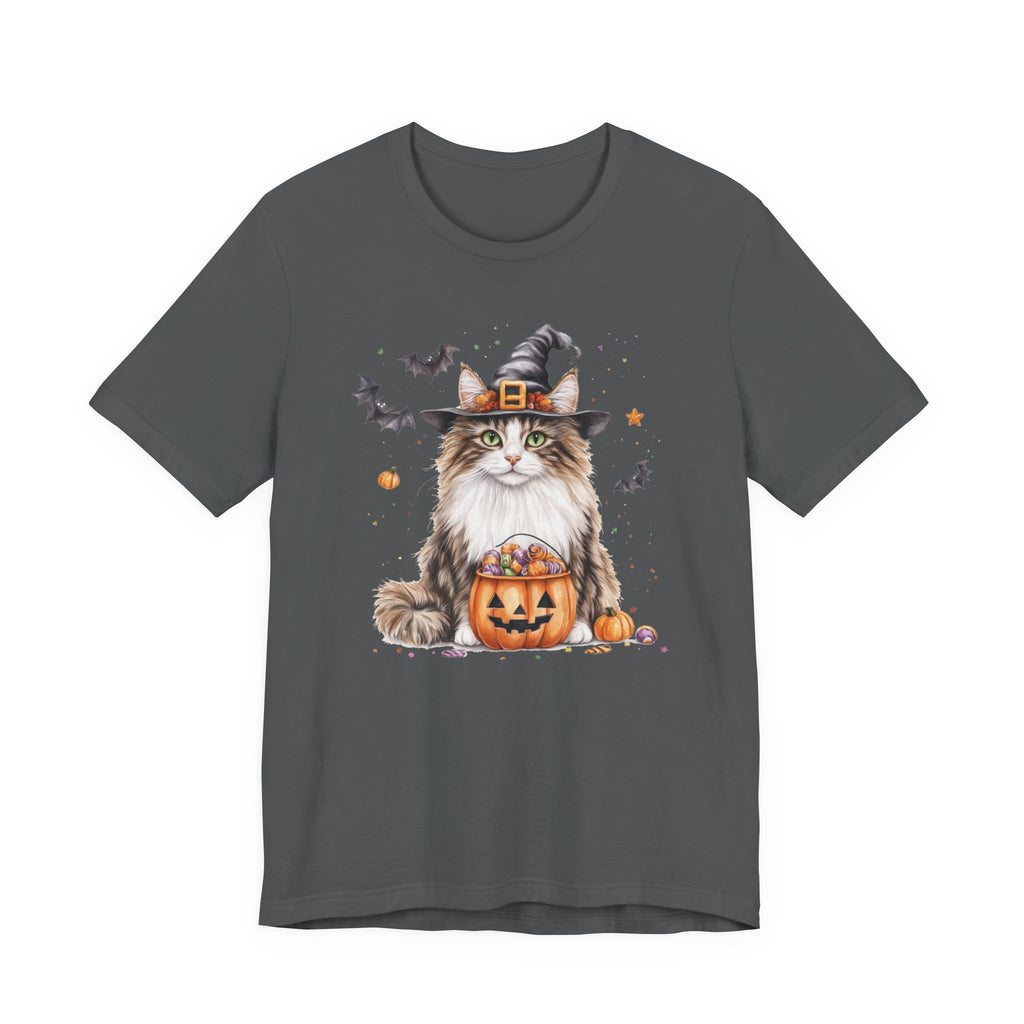 Longhair Tabby Cat Bewitched Tee
