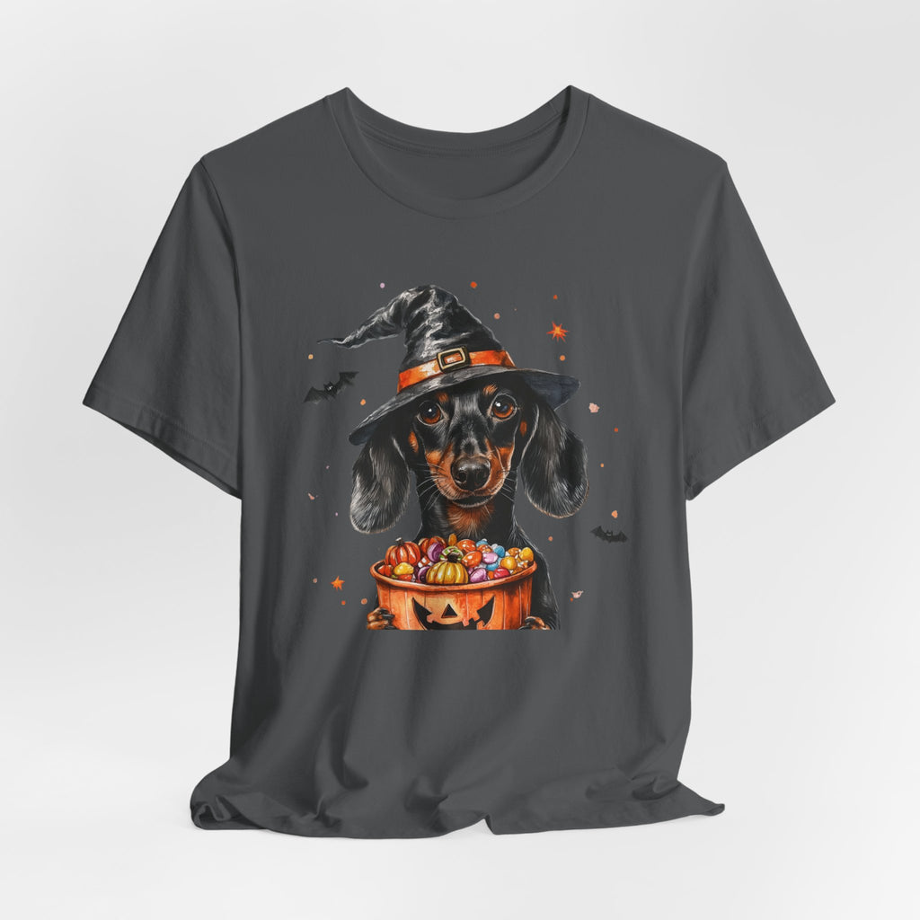Black Dachshund Bewitched Tee