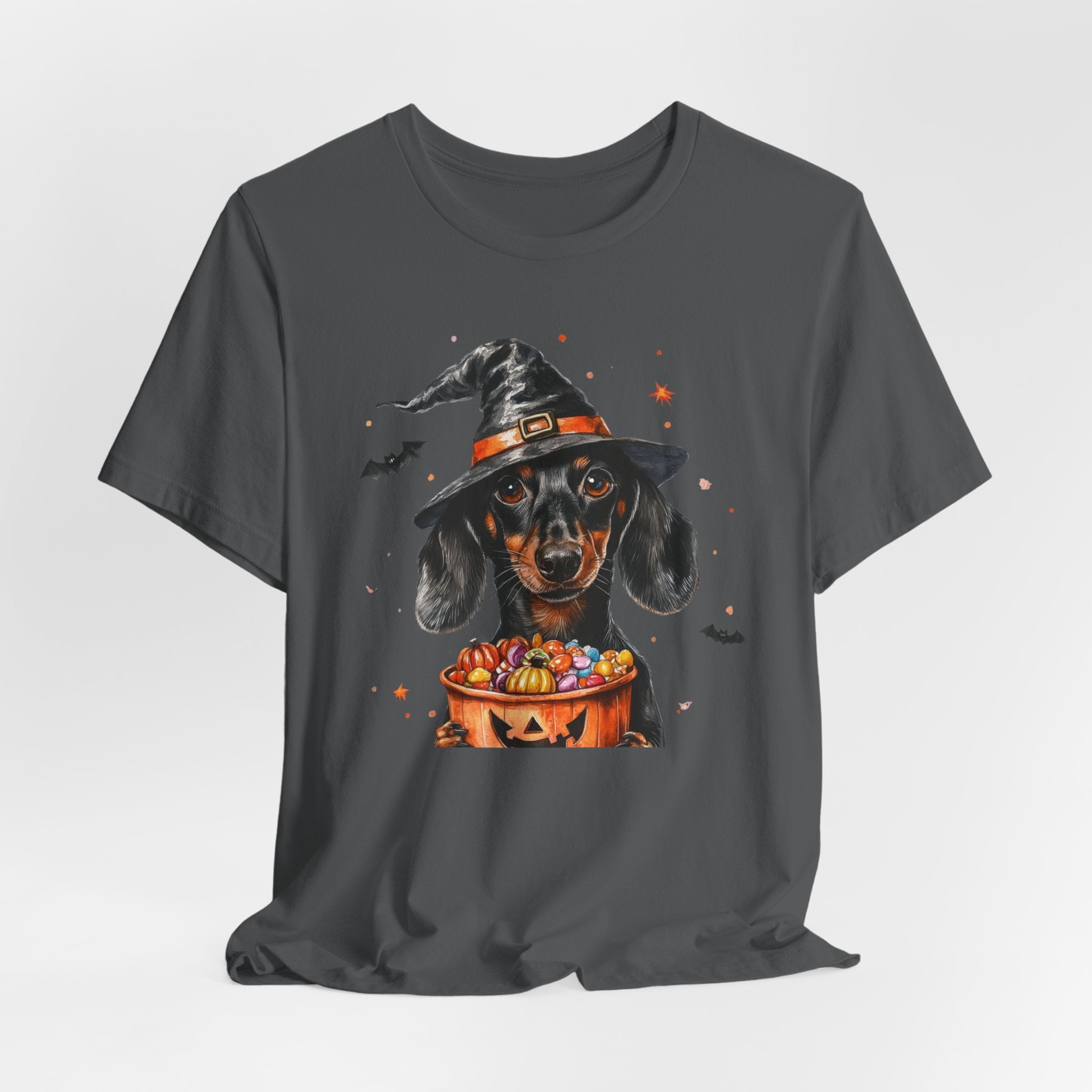 Black Dachshund Bewitched Tee