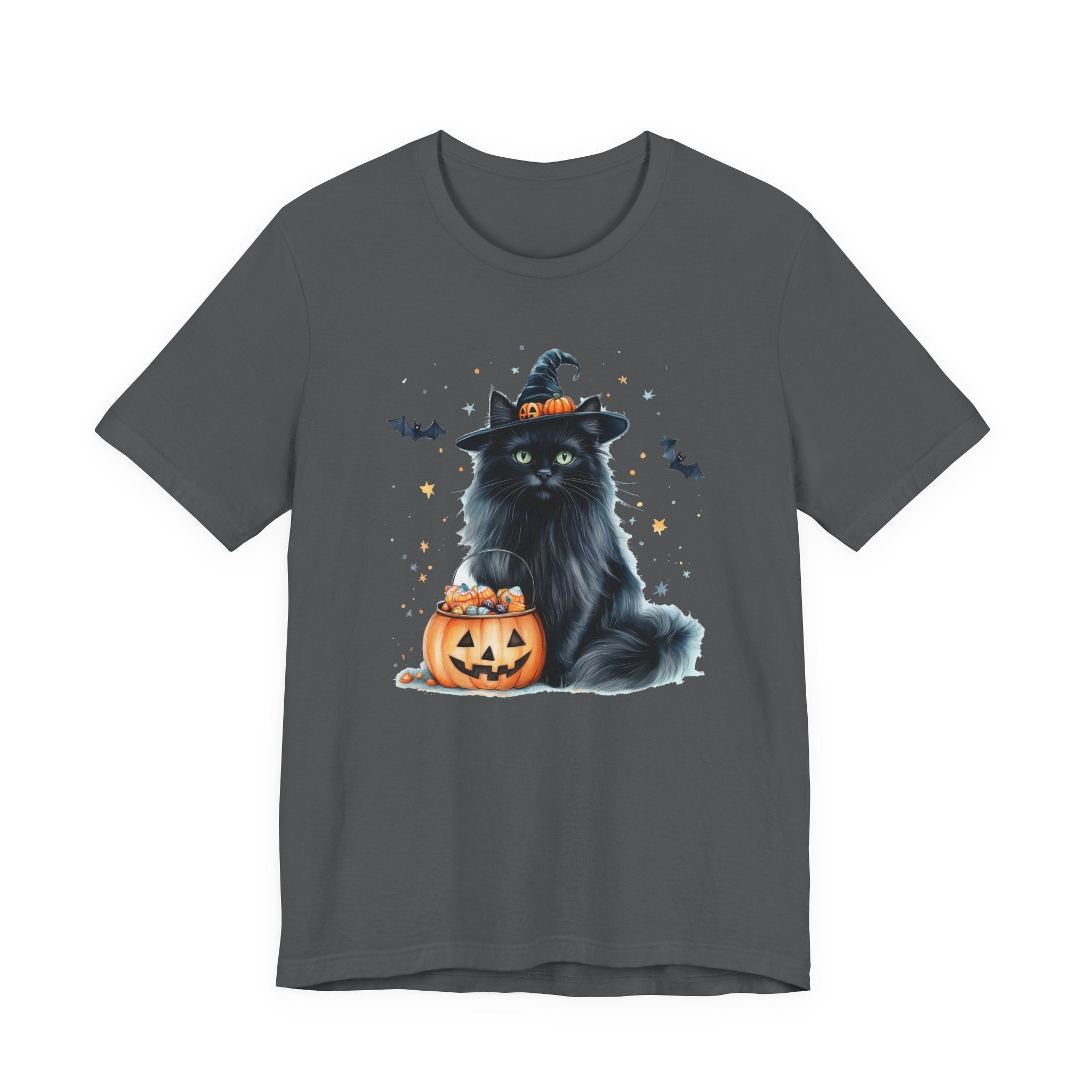 Longhair Black Cat Bewitched Tee