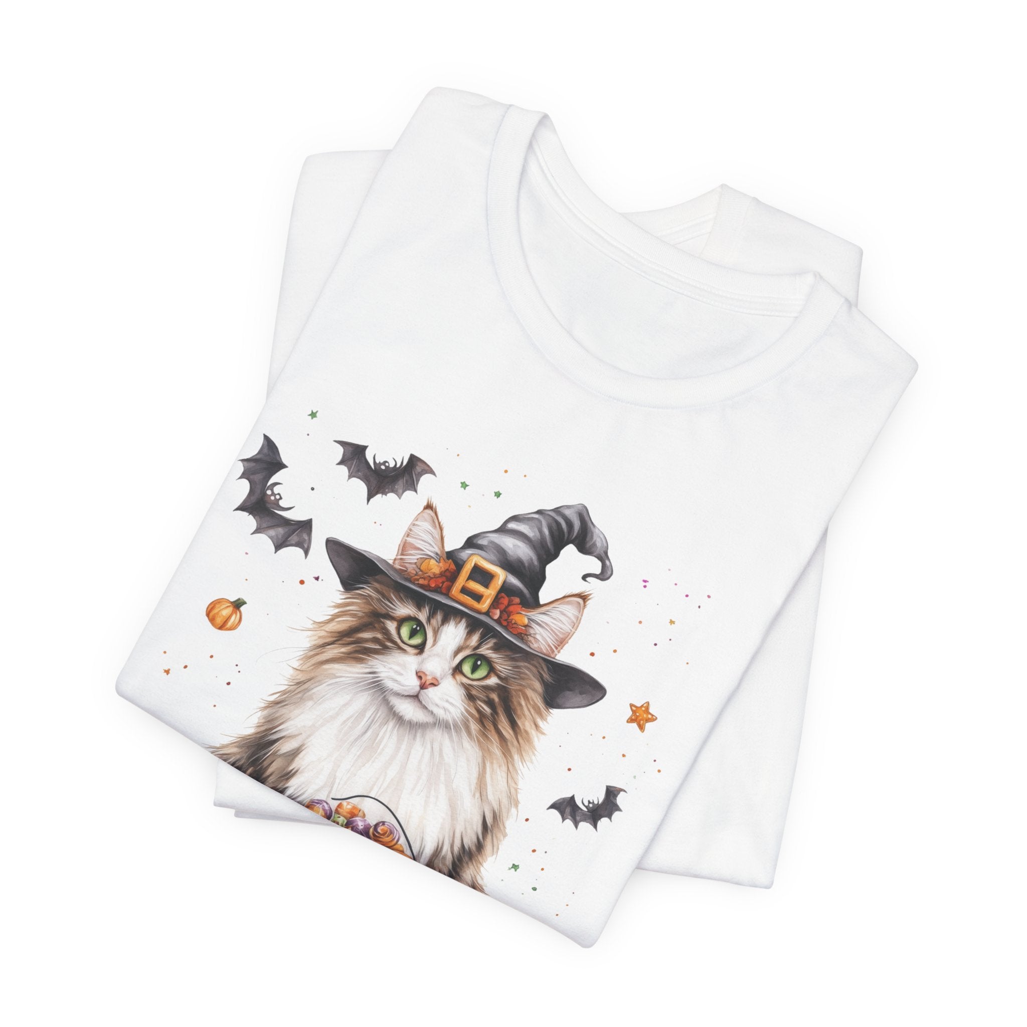 Longhair Tabby Cat Bewitched Tee