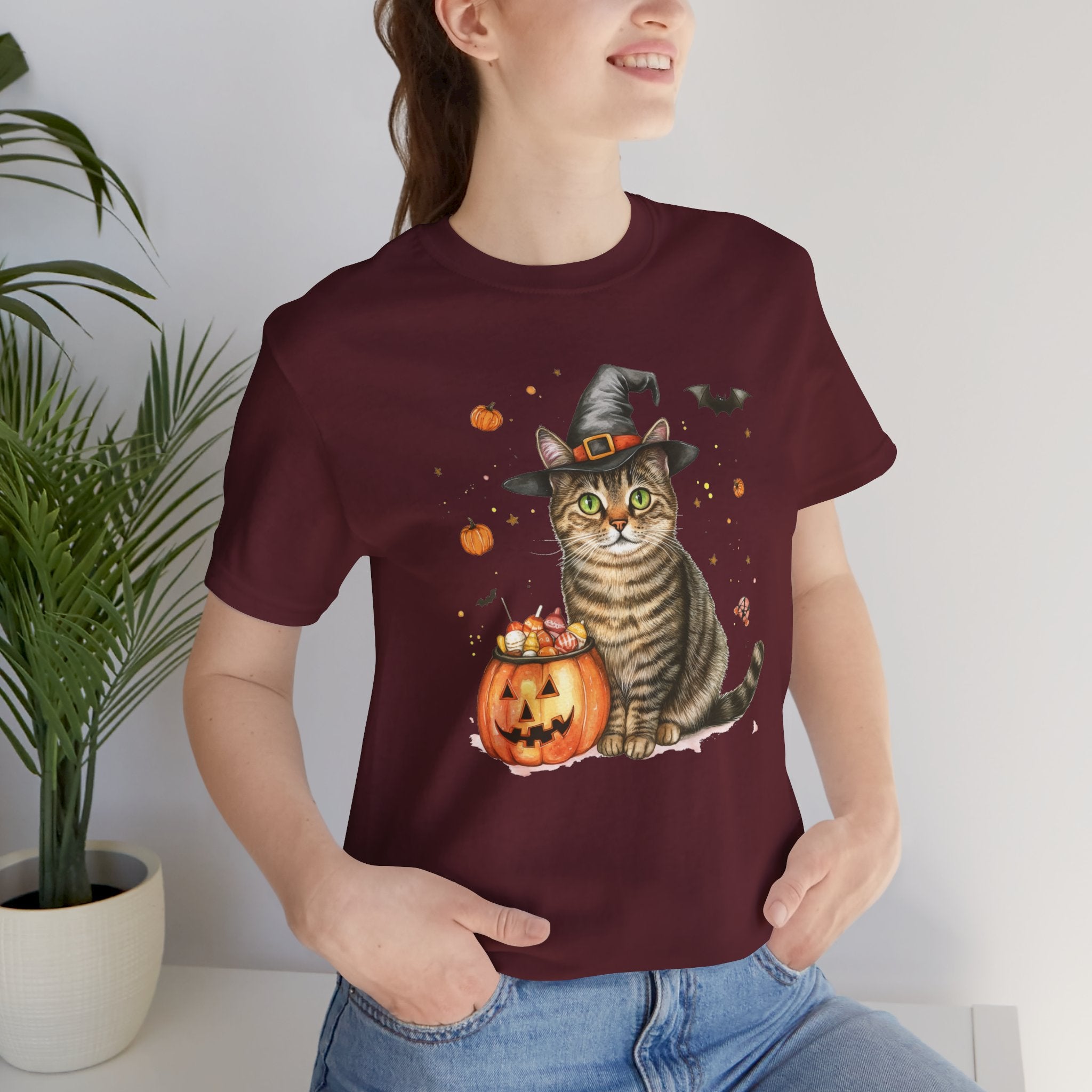 Shorthair Grey Tabby Cat Bewitched Tee
