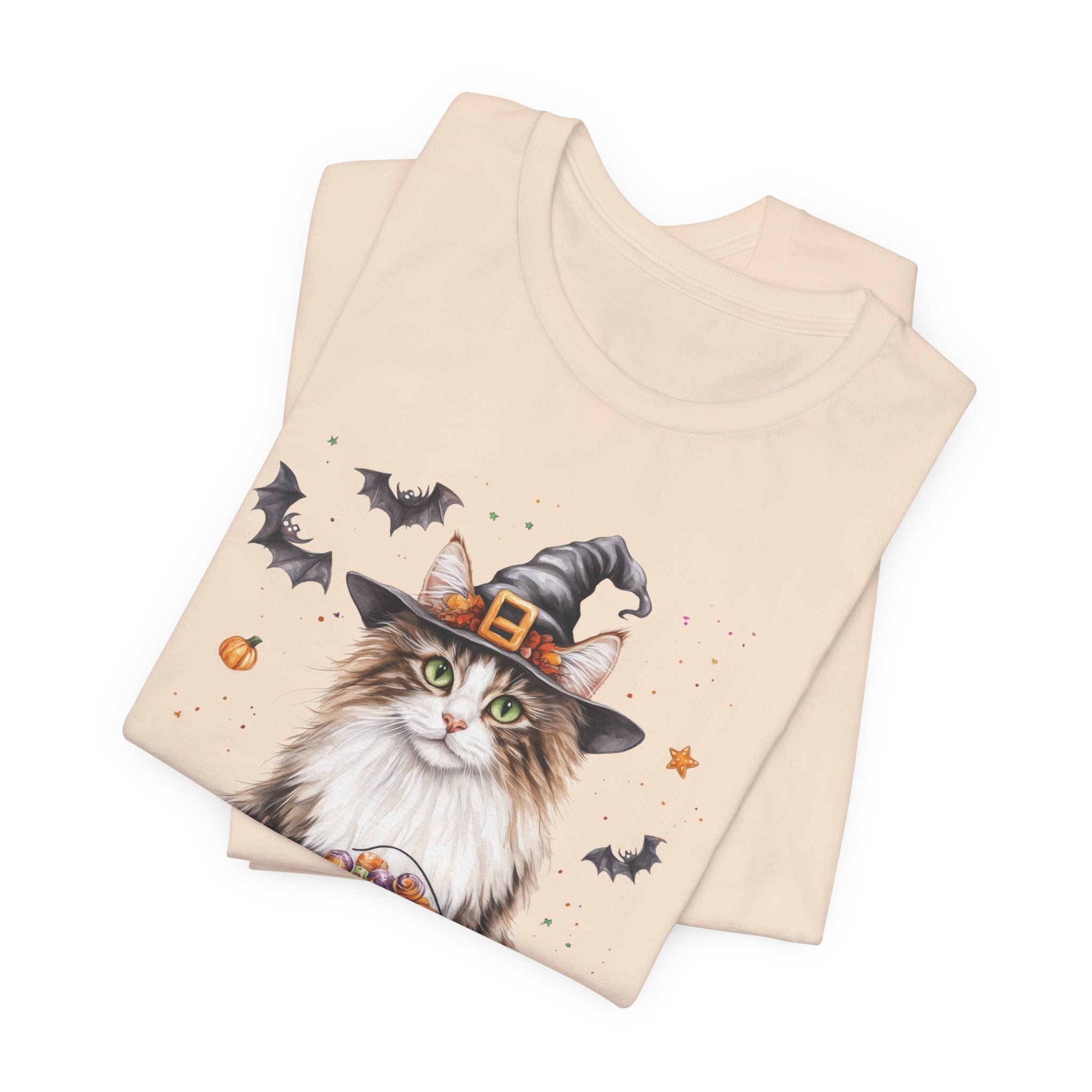 Longhair Tabby Cat Bewitched Tee