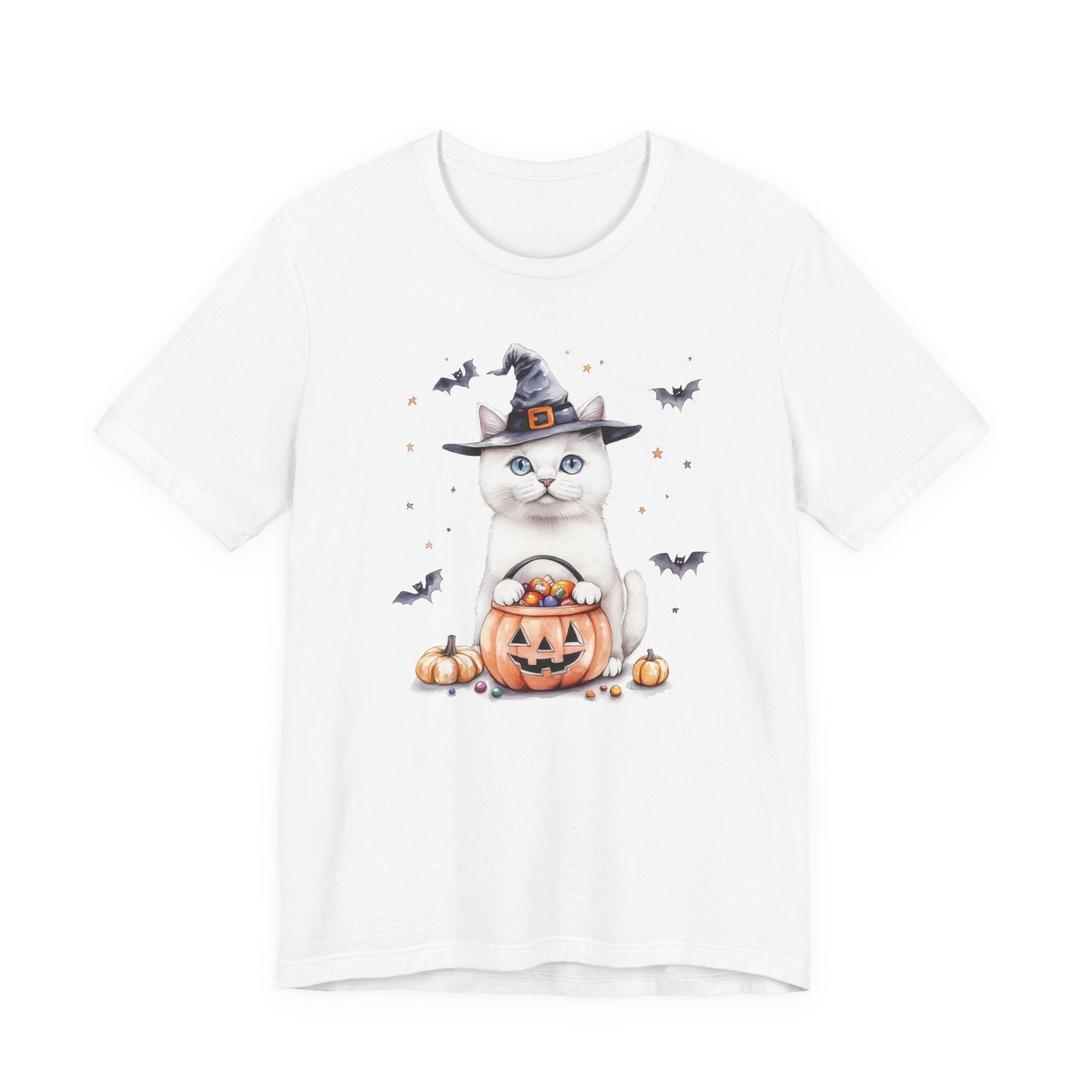 Shorthair White Cat Bewitched Tee