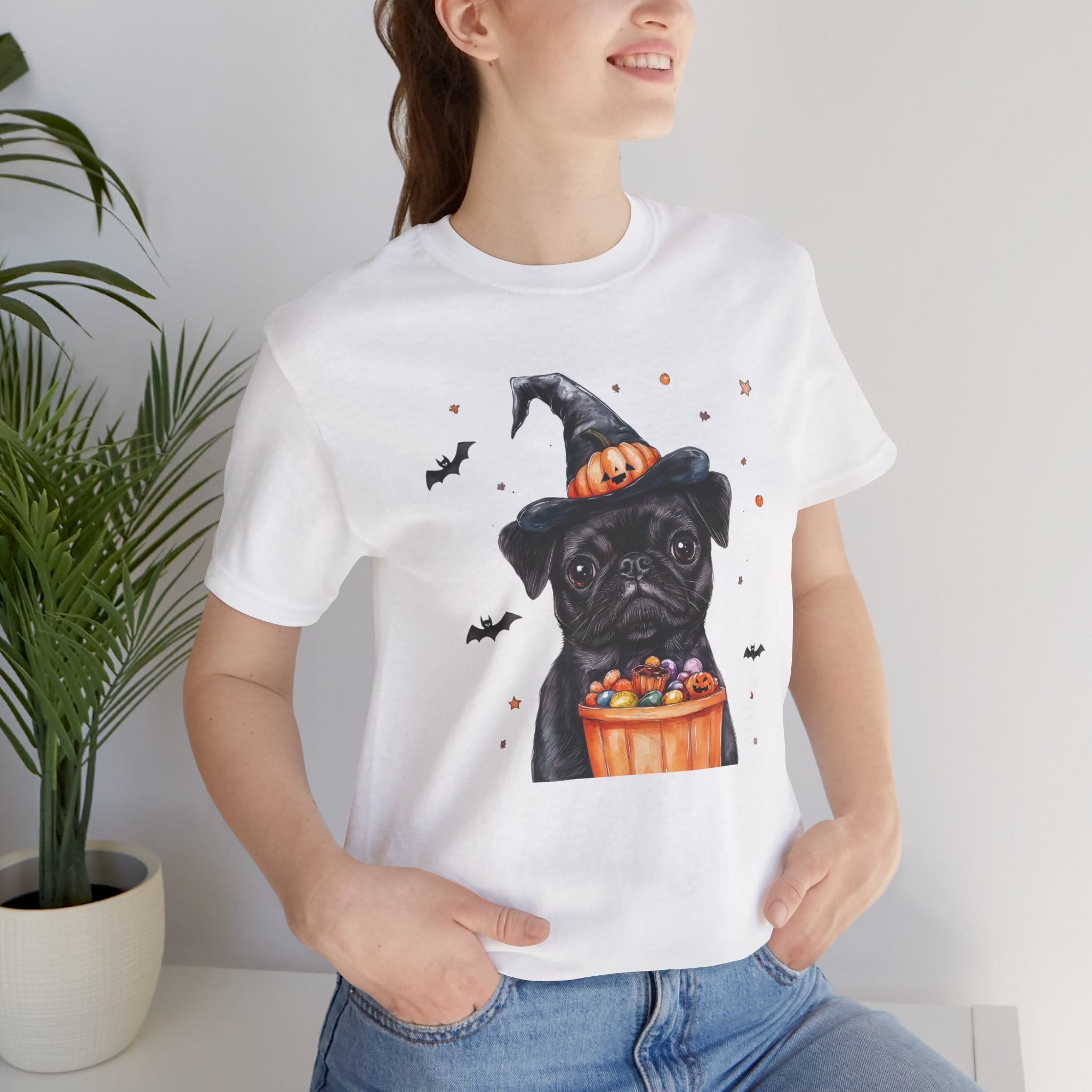 Black Pug Bewitched Tee