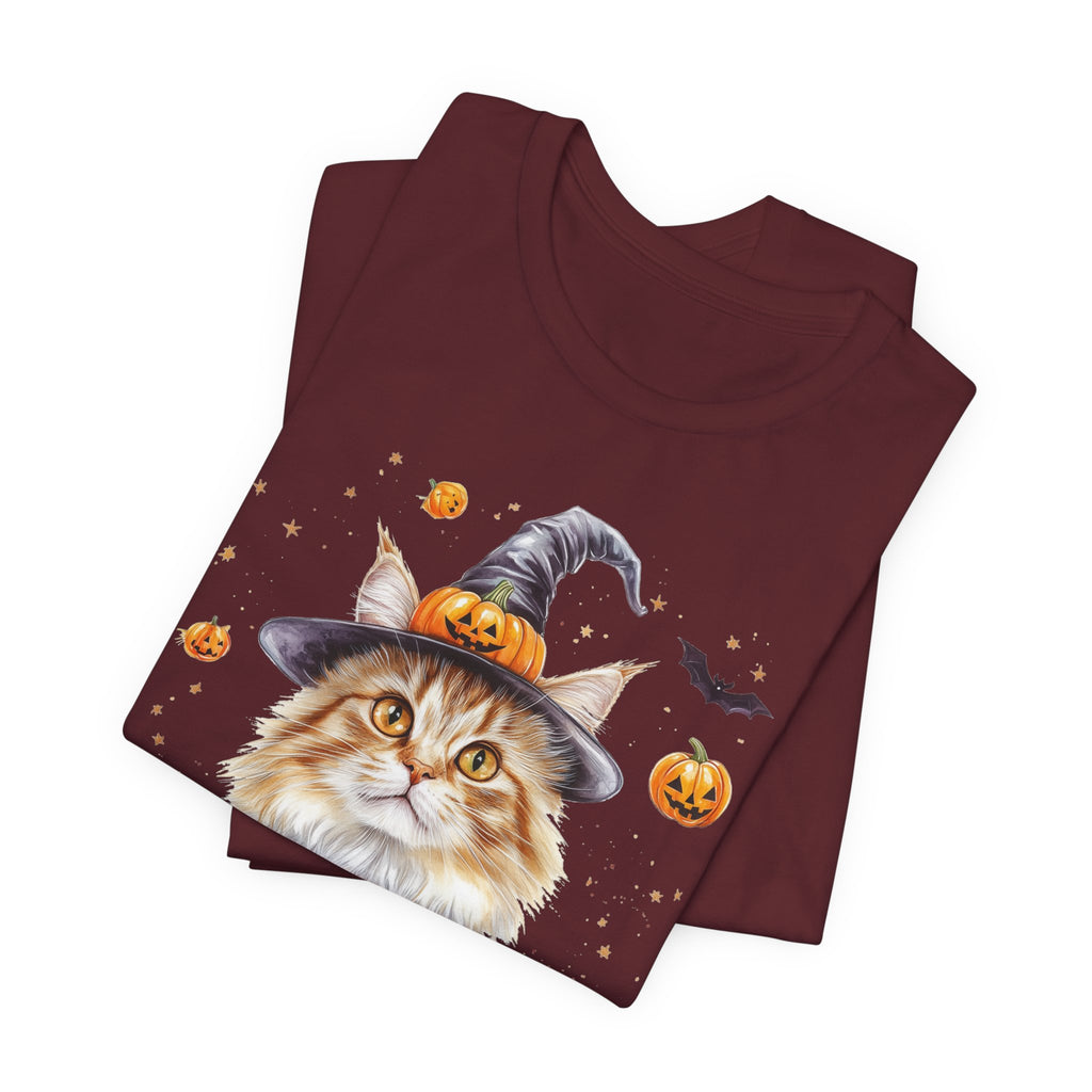 Longhair Orange Tabby Cat II Bewitched Tee