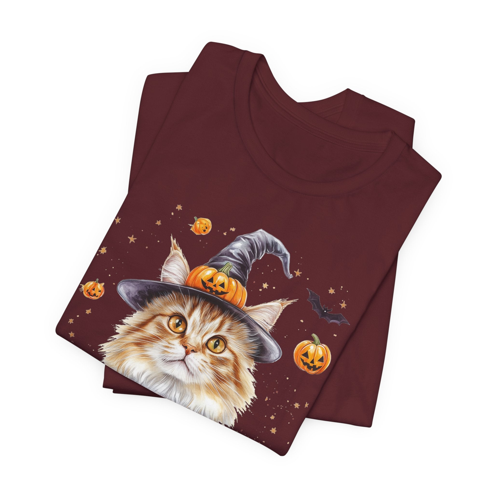 Longhair Orange Tabby Cat II Bewitched Tee