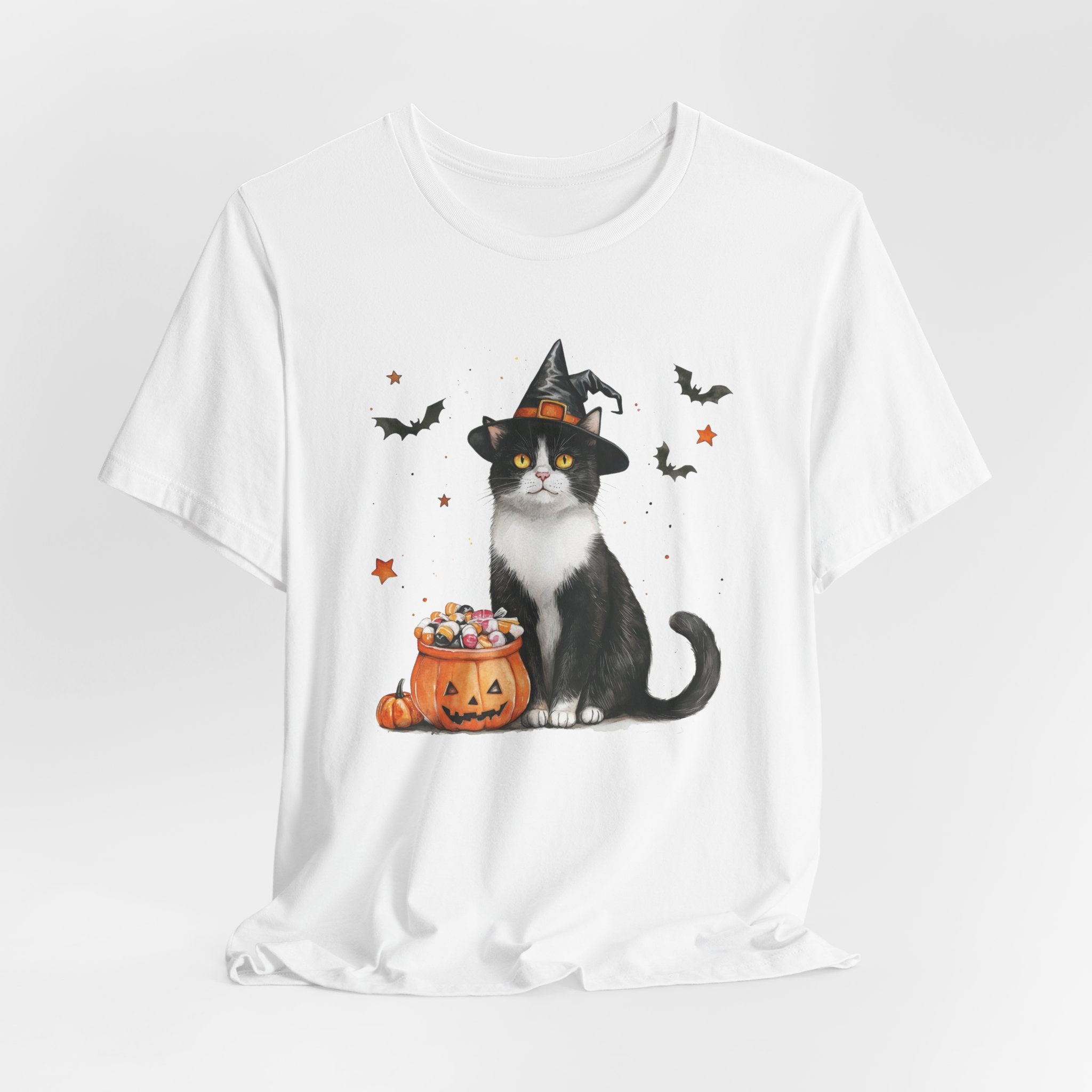 Shorthair Tuxedo Cat Bewitched Tee