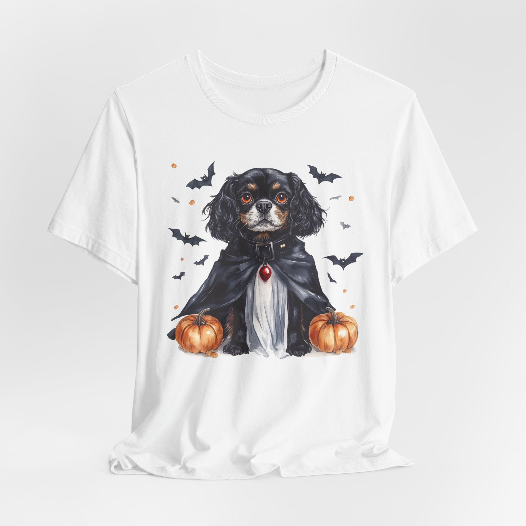 Black King Charles Cavalier Costume Tee