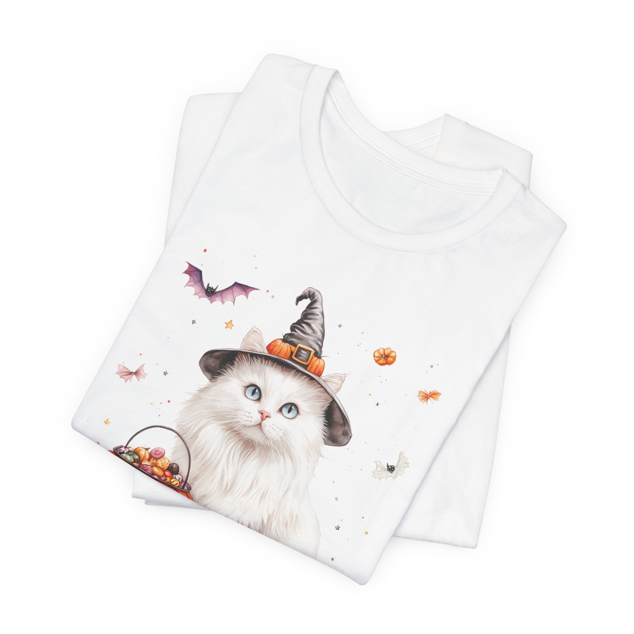 Longhair White Cat Bewitched Tee