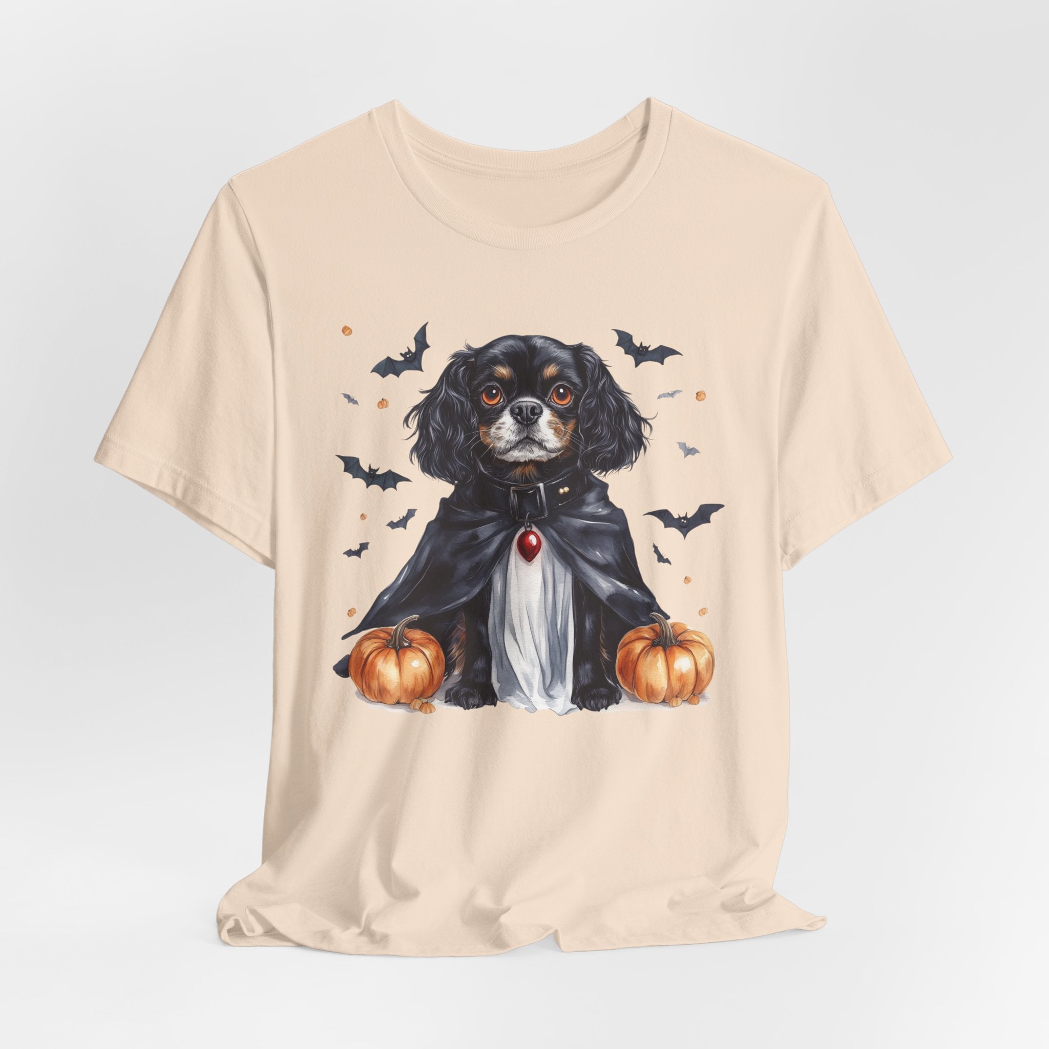 Black King Charles Cavalier Costume Tee