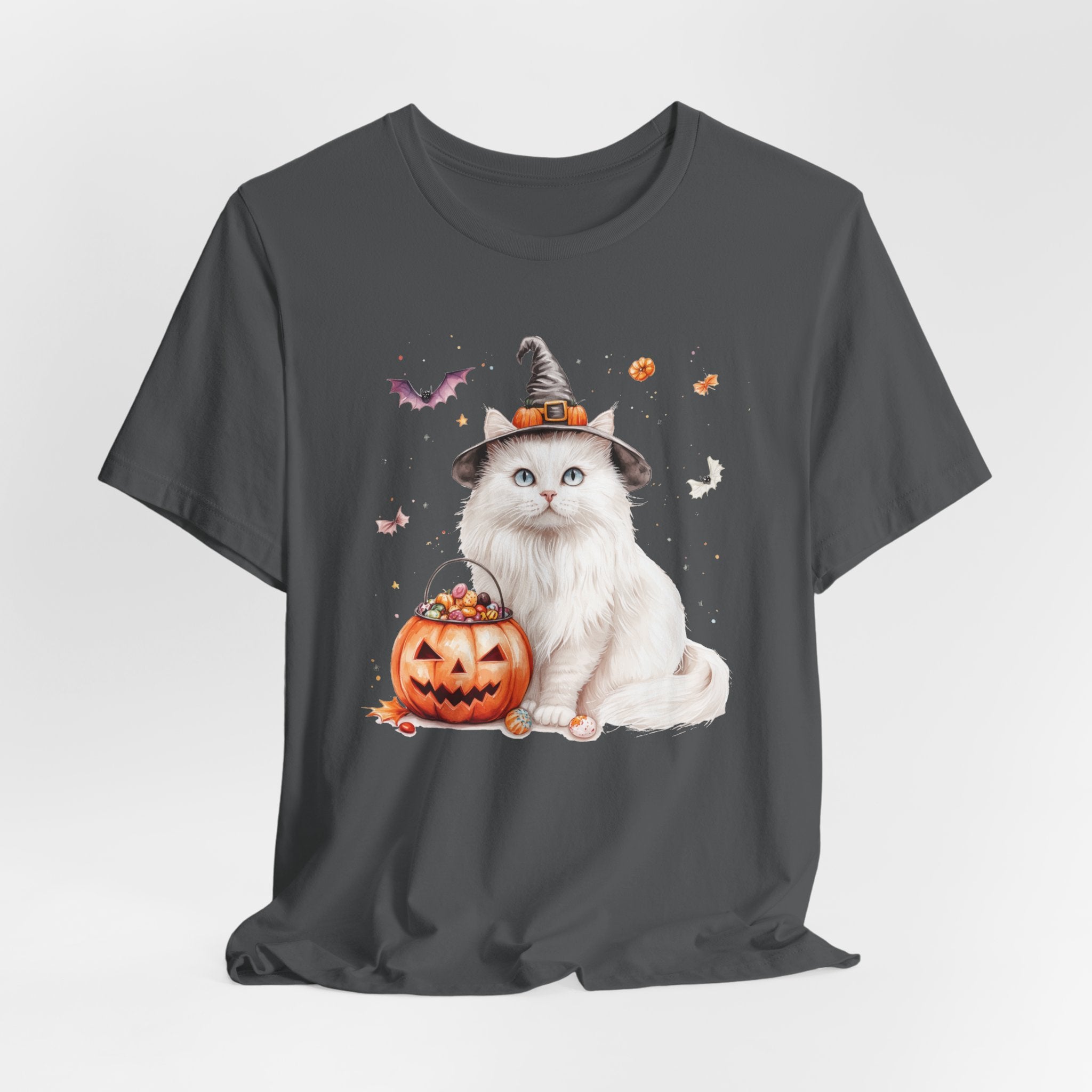 Longhair White Cat Bewitched Tee