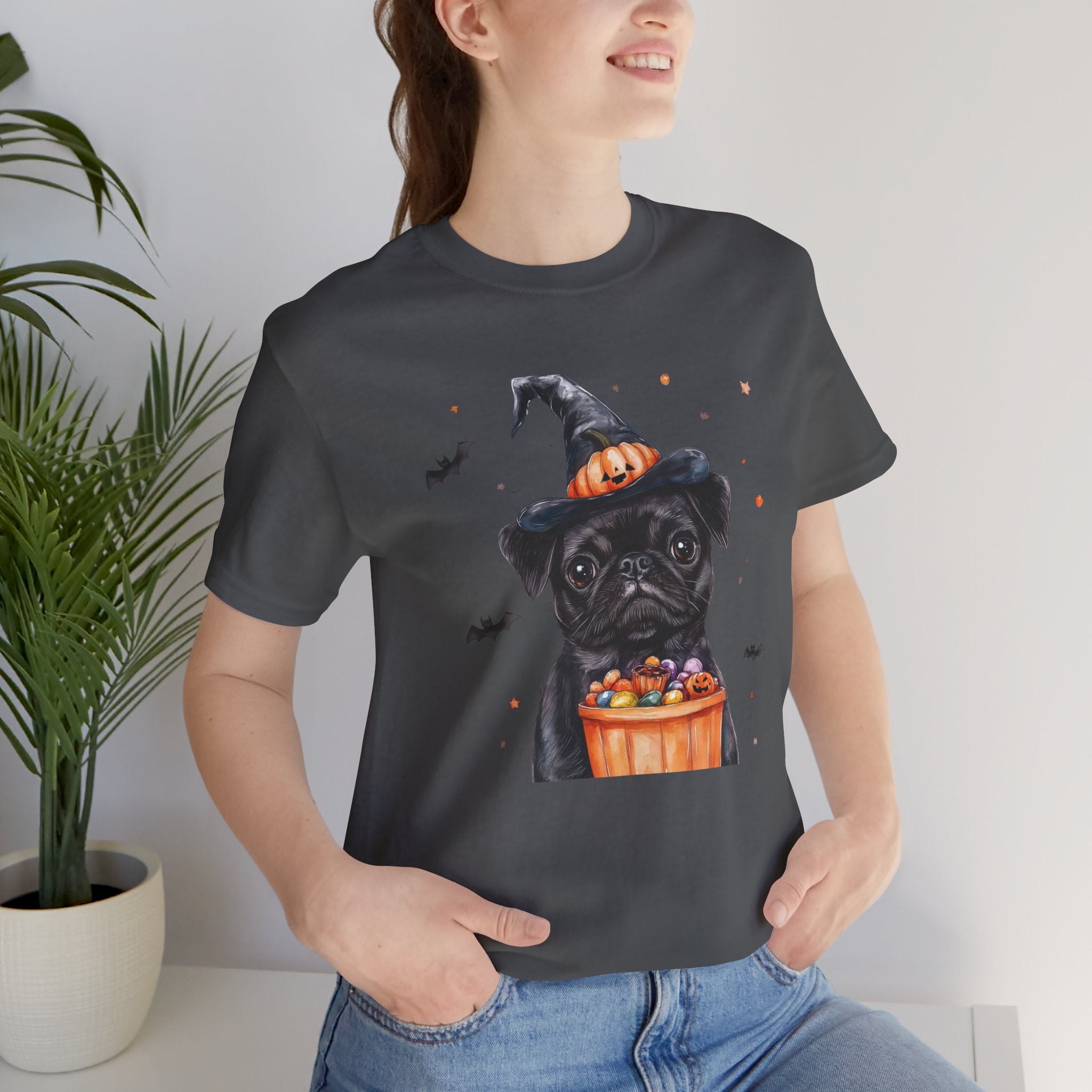 Black Pug Bewitched Tee