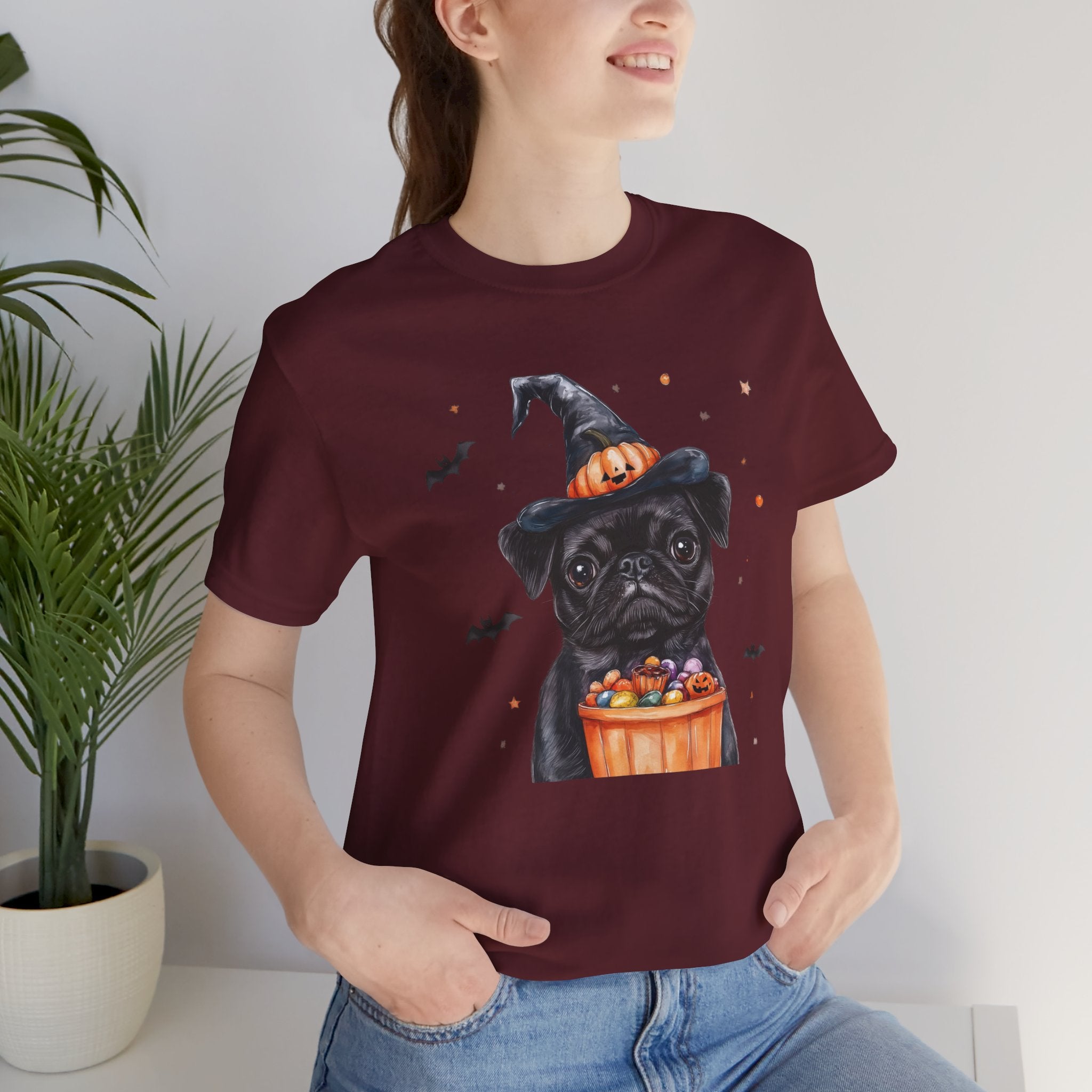 Black Pug Bewitched Tee