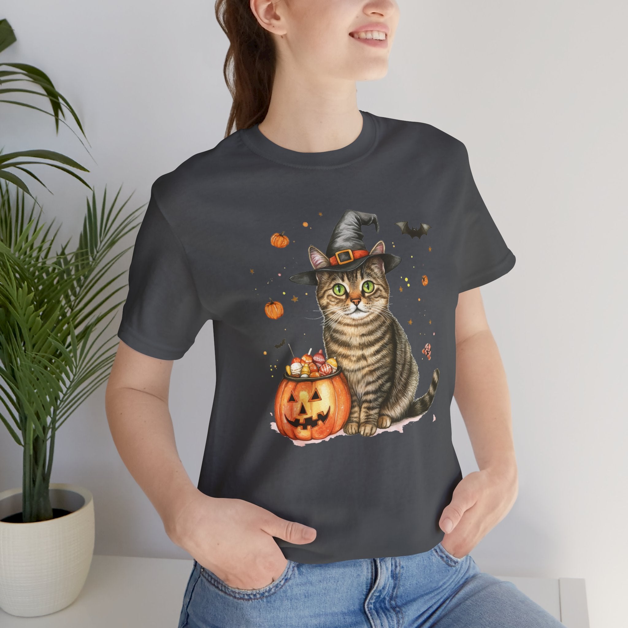 Shorthair Grey Tabby Cat Bewitched Tee