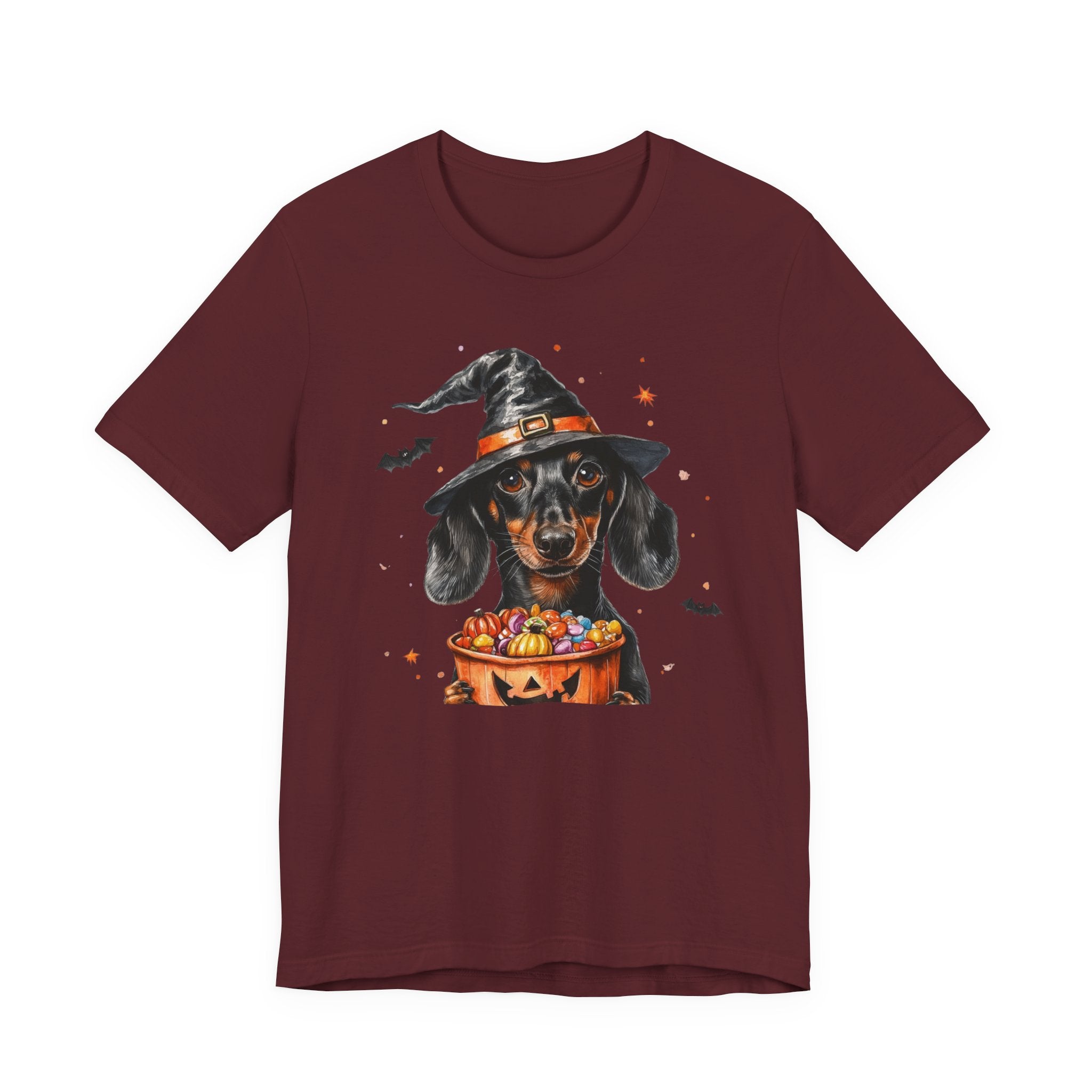 Black Dachshund Bewitched Tee