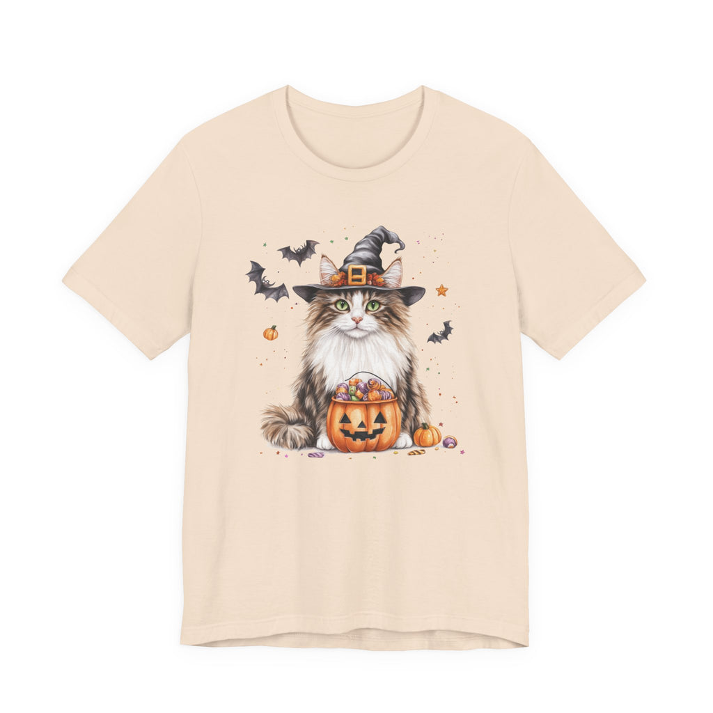 Longhair Tabby Cat Bewitched Tee