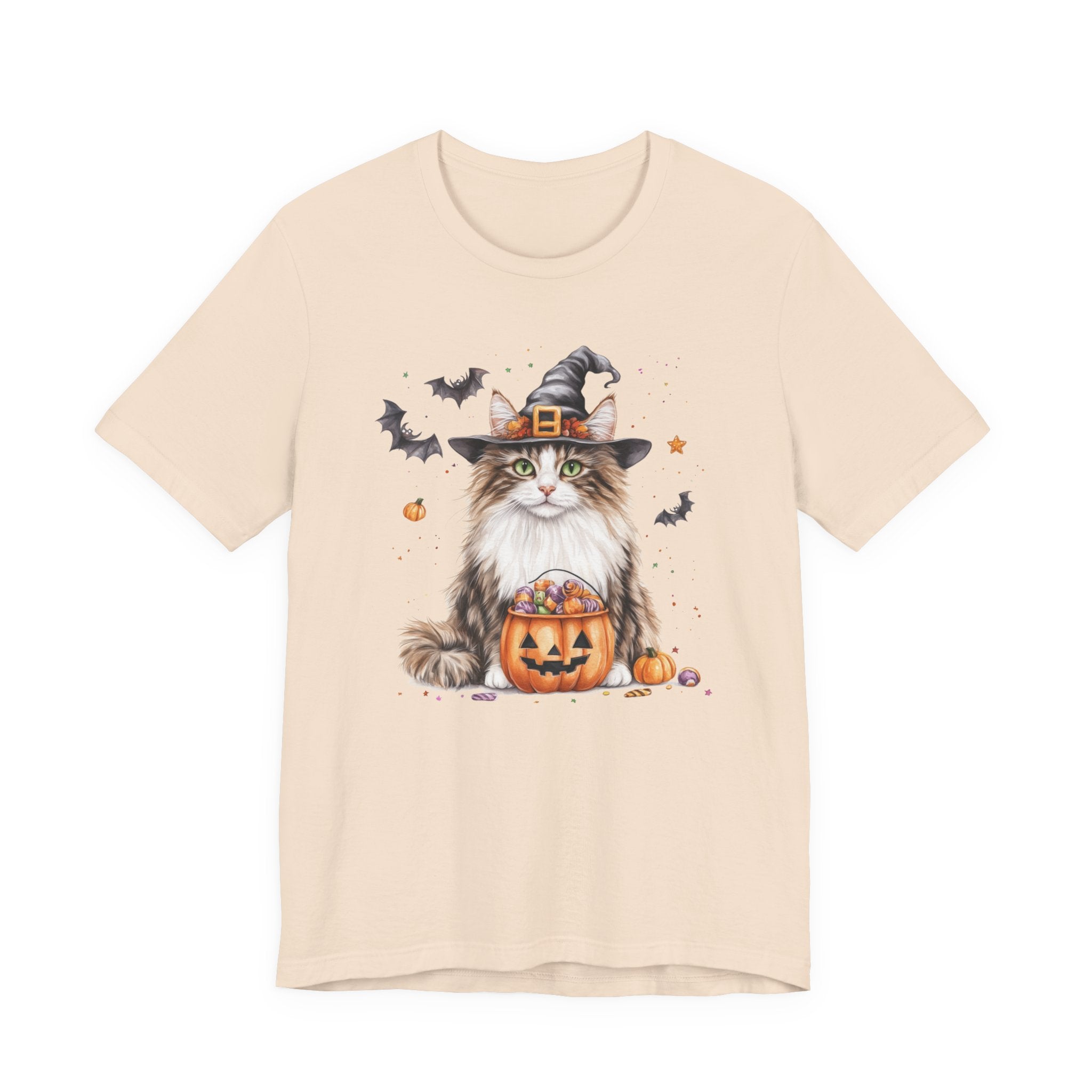 Longhair Tabby Cat Bewitched Tee