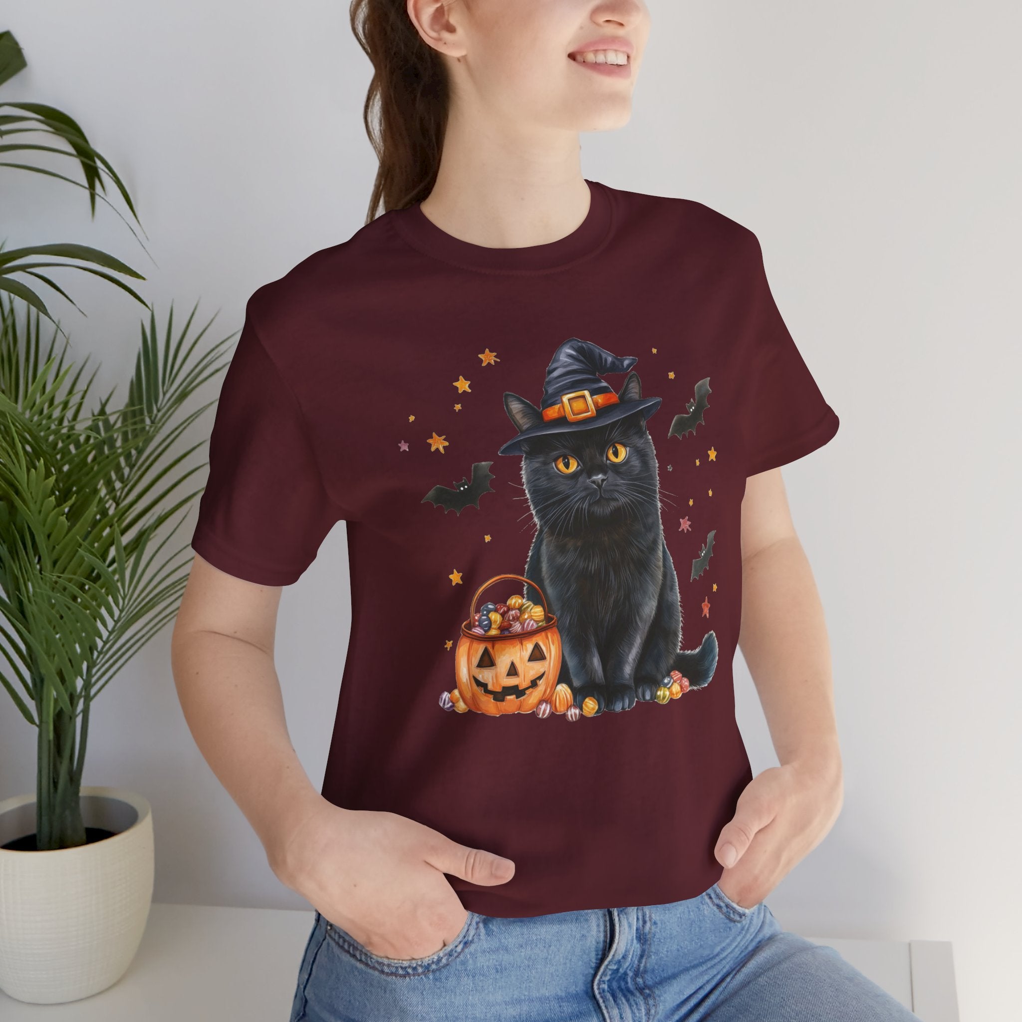 Shorthair Black Cat Bewitched Tee