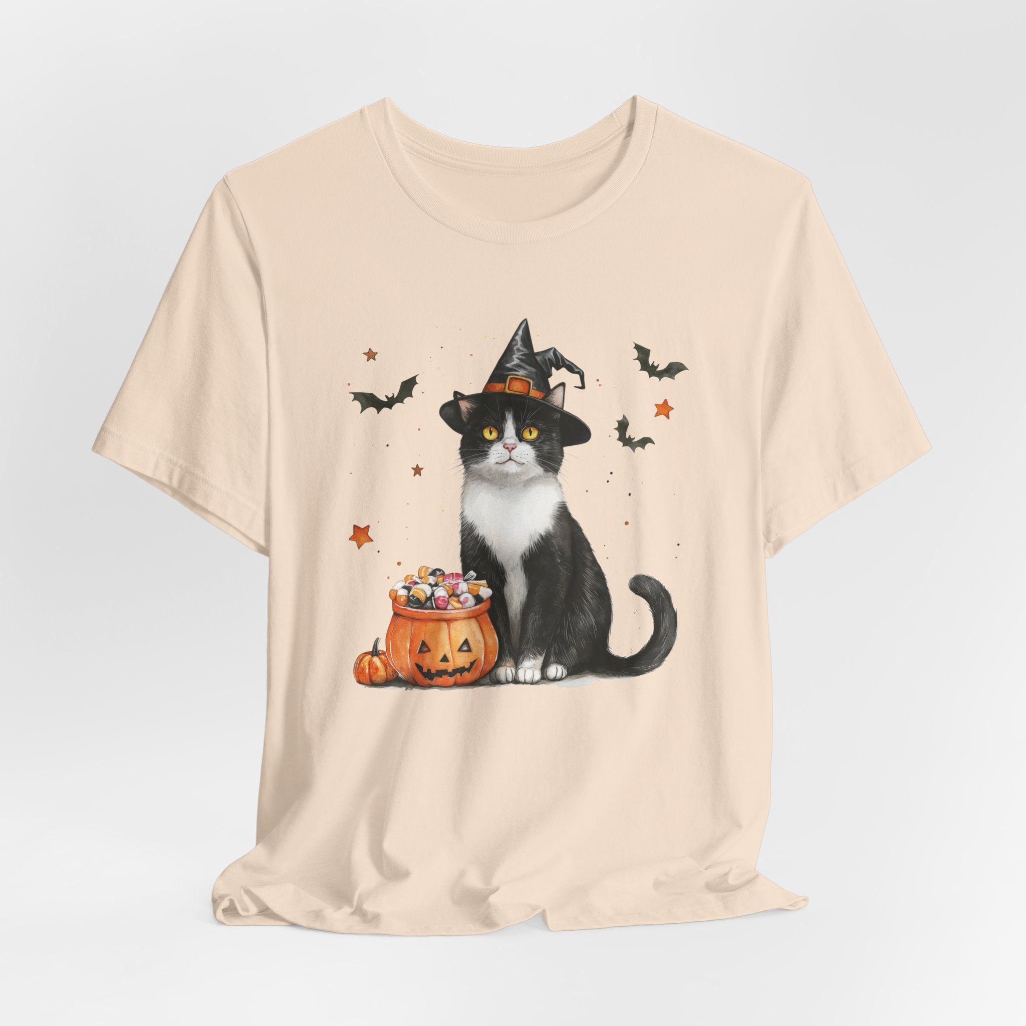 Shorthair Tuxedo Cat Bewitched Tee