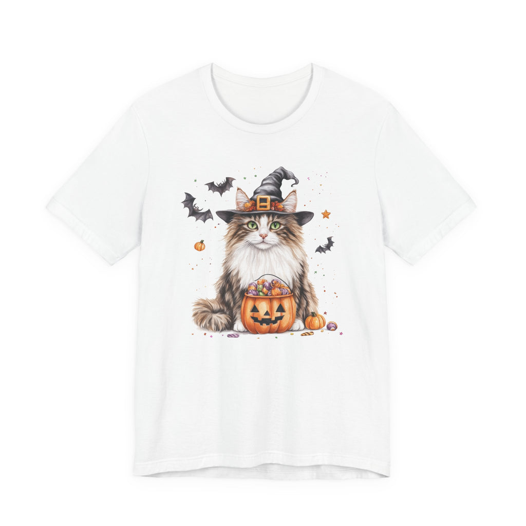 Longhair Tabby Cat Bewitched Tee