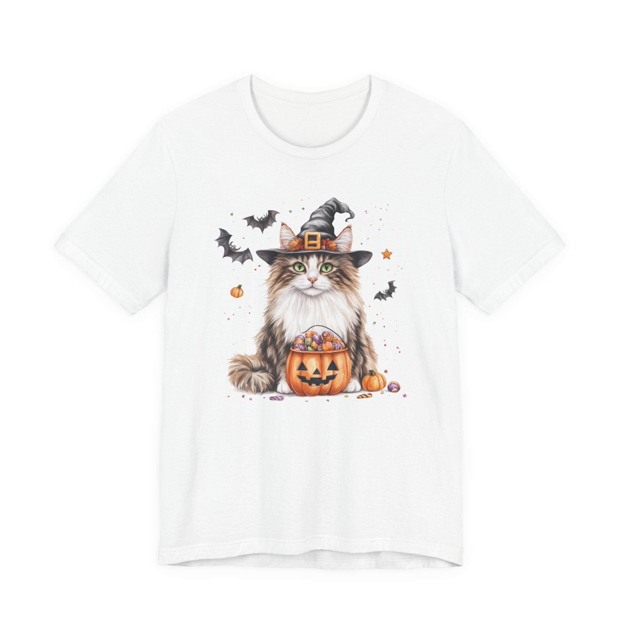 Longhair Tabby Cat Bewitched Tee