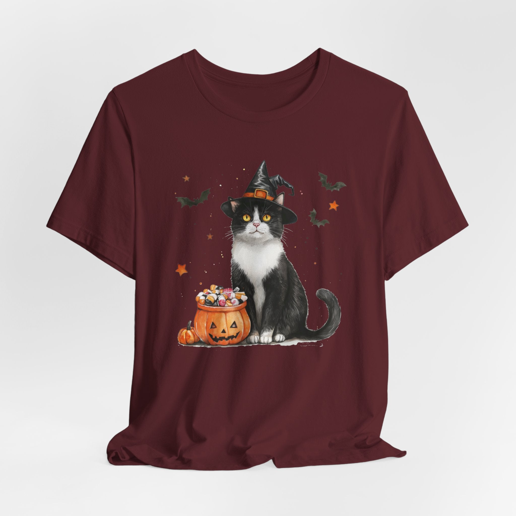 Shorthair Tuxedo Cat Bewitched Tee