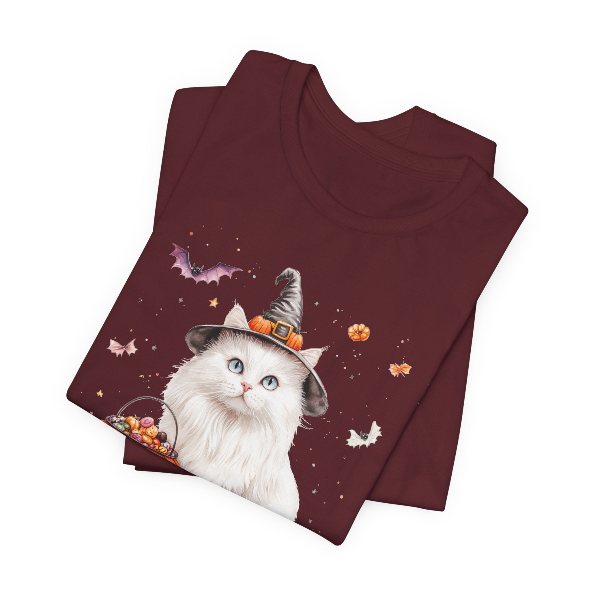 Longhair White Cat Bewitched Tee
