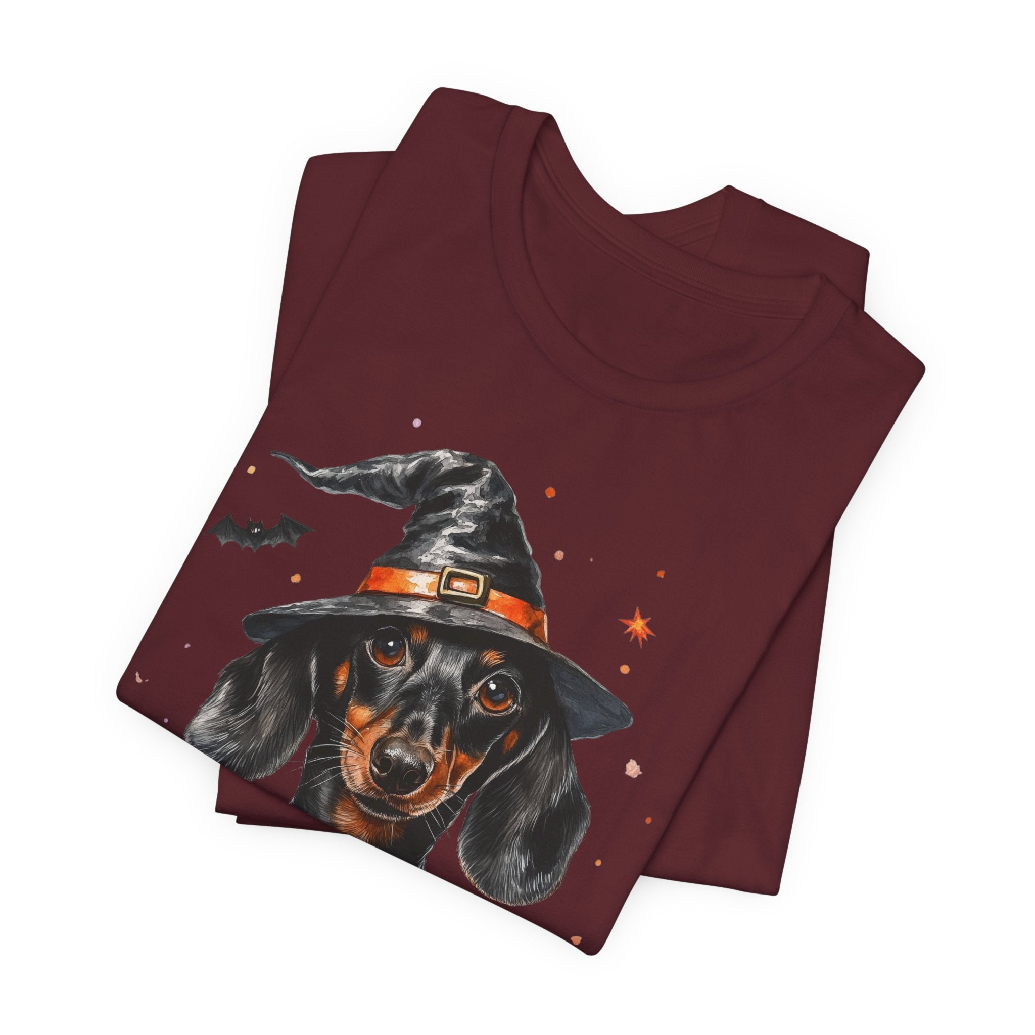 Black Dachshund Bewitched Tee