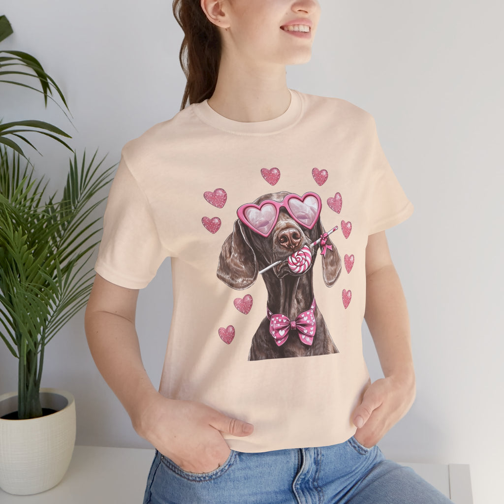 German Shorthaired Pointer Sweethearts Tee