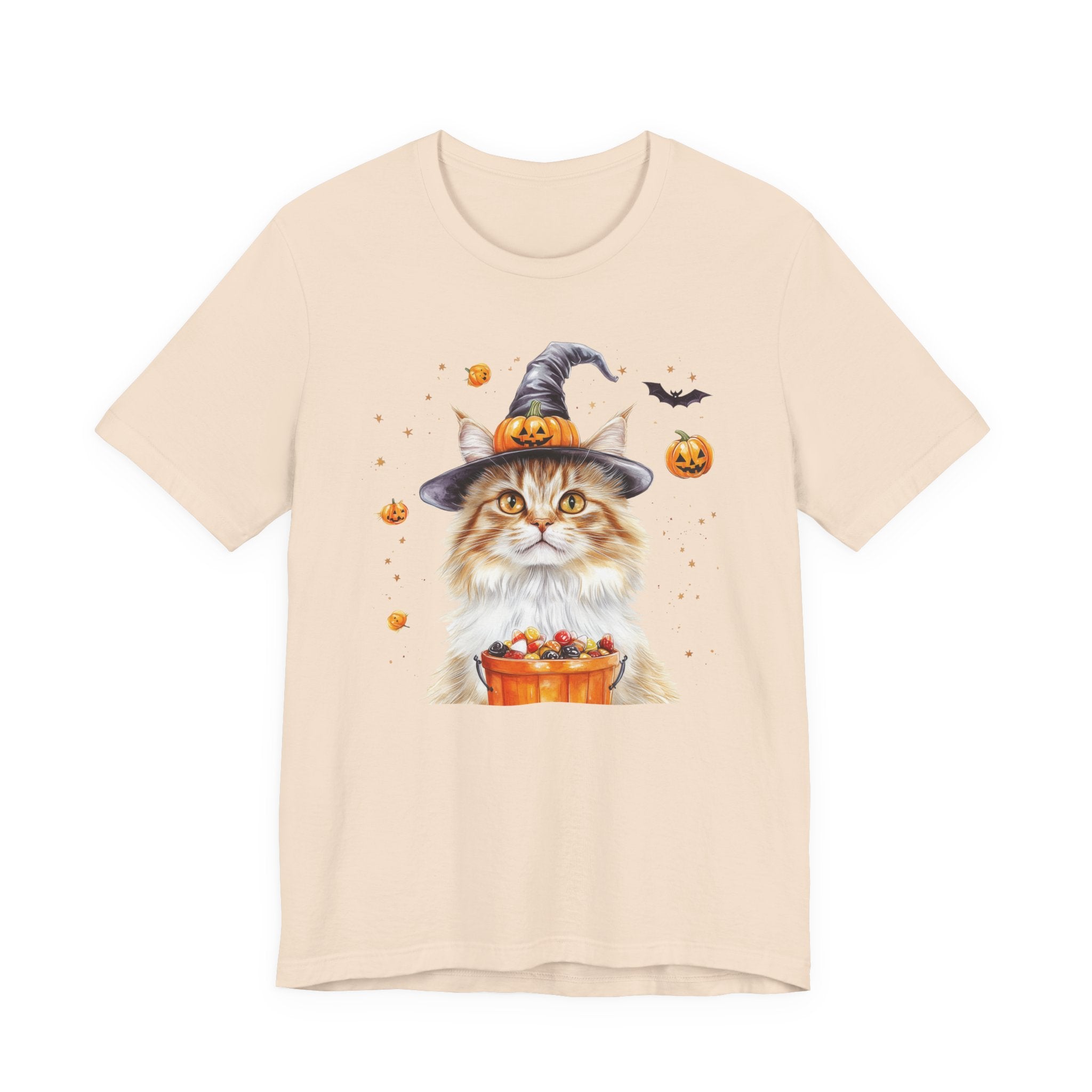 Longhair Orange Tabby Cat II Bewitched Tee