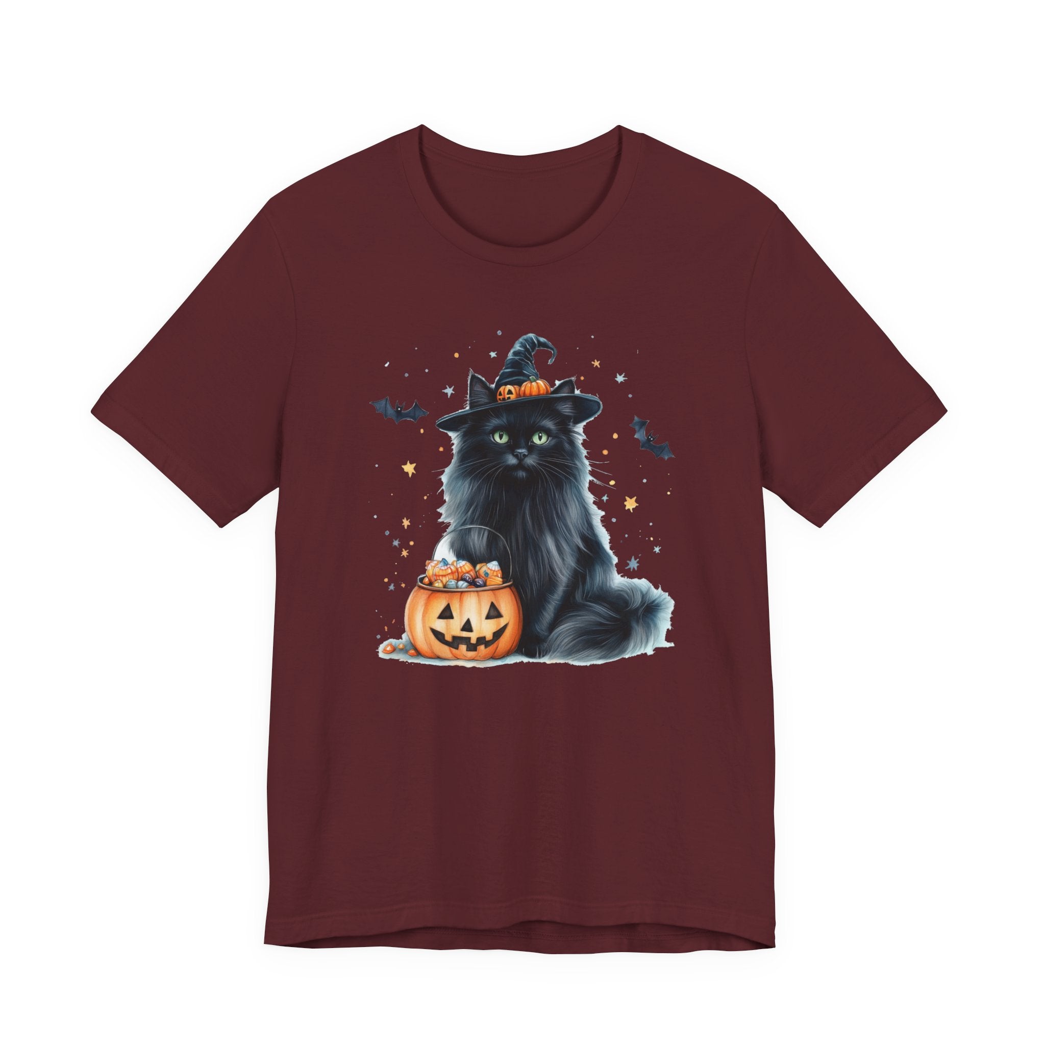 Longhair Black Cat Bewitched Tee