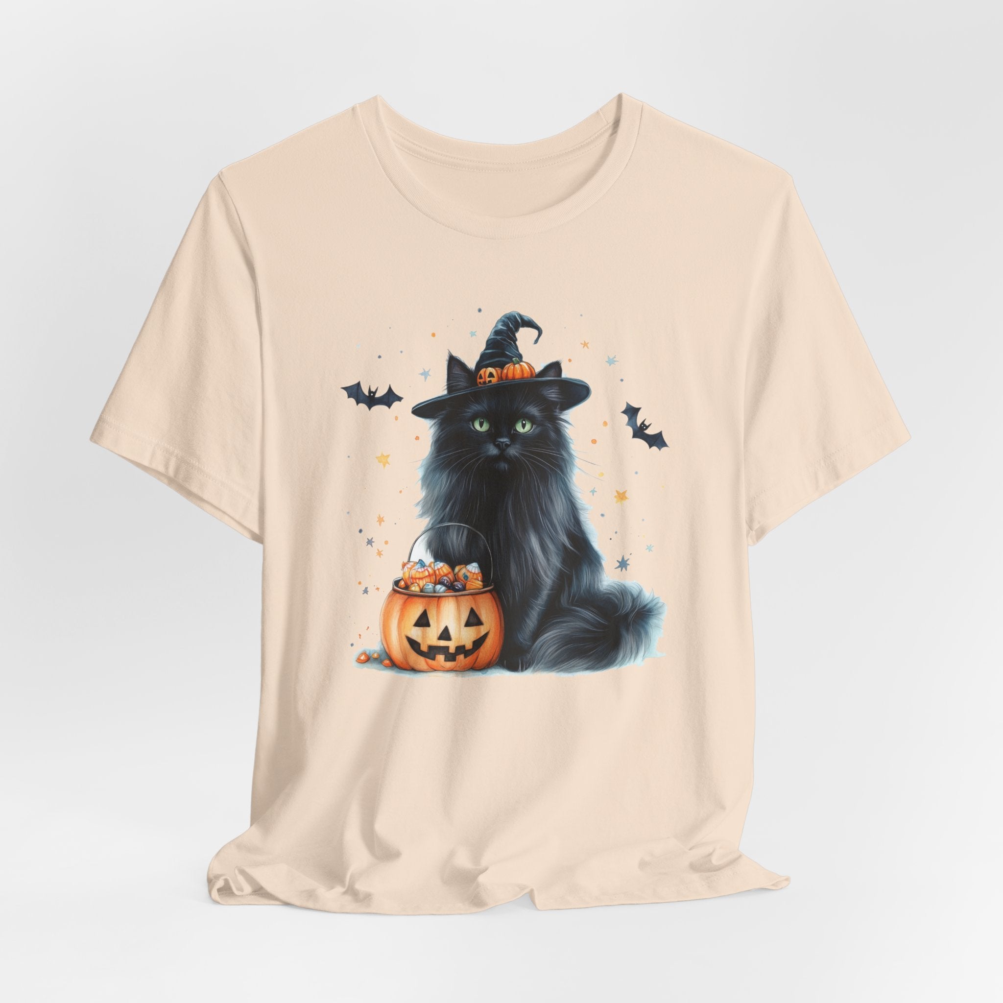 Longhair Black Cat Bewitched Tee