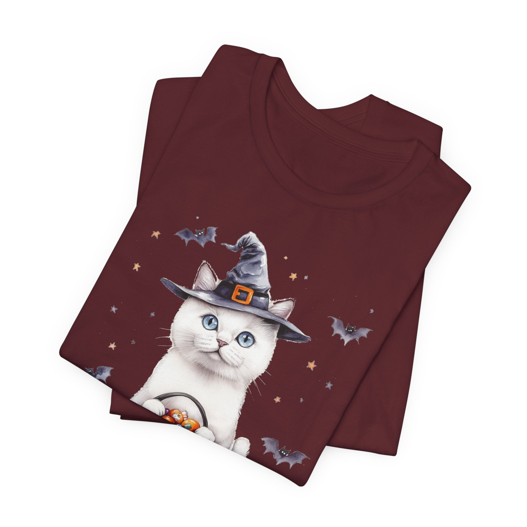 Shorthair White Cat Bewitched Tee