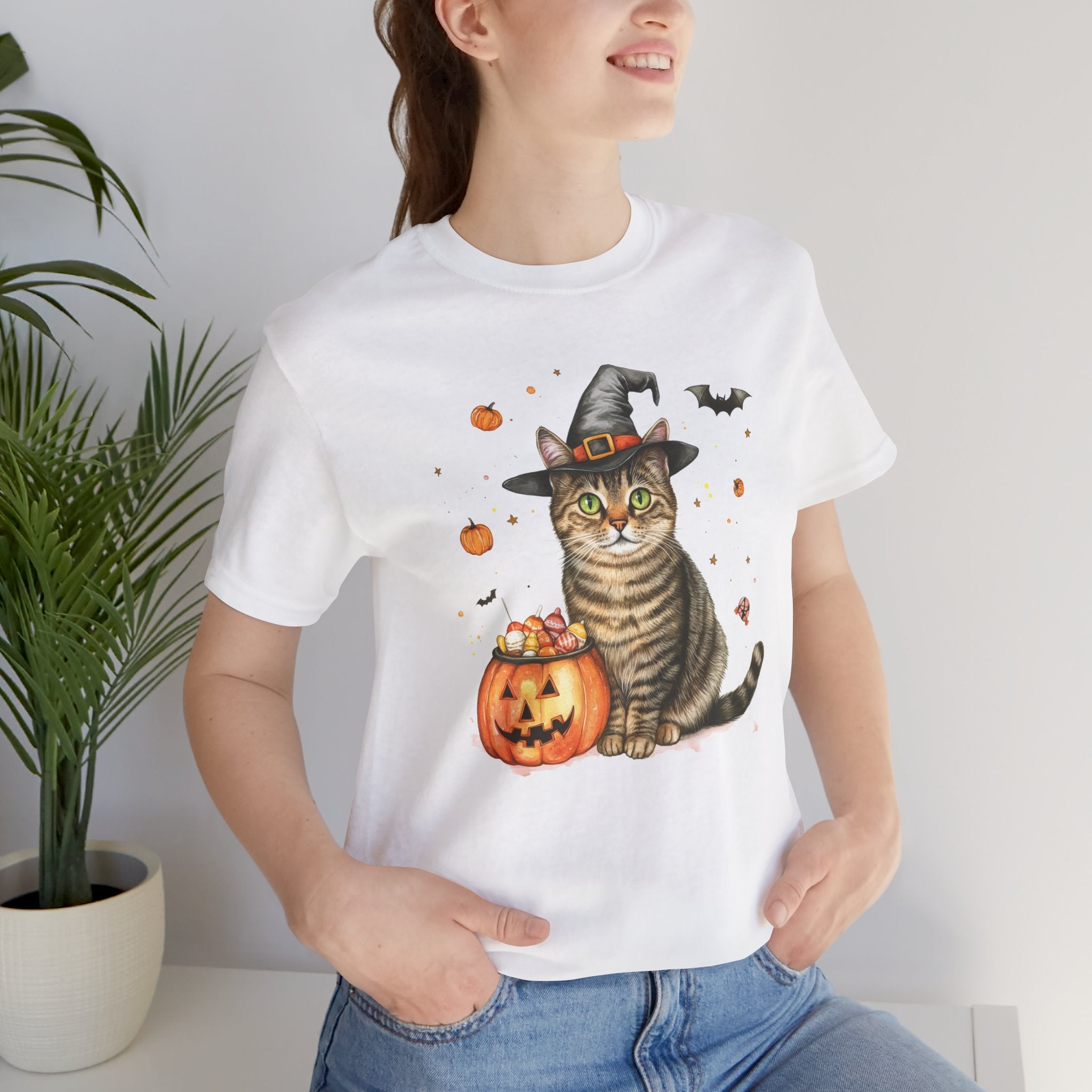 Shorthair Grey Tabby Cat Bewitched Tee