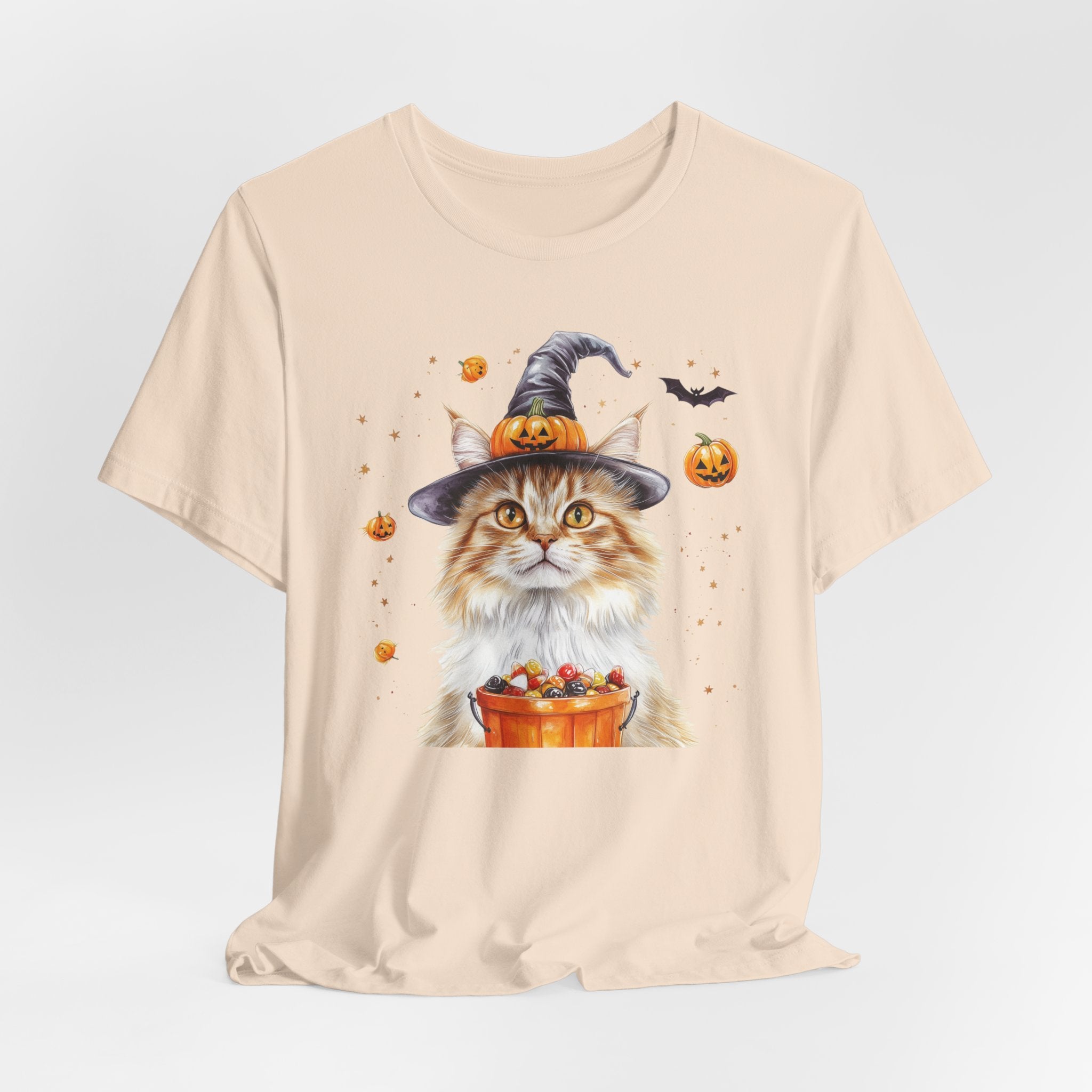 Longhair Orange Tabby Cat II Bewitched Tee
