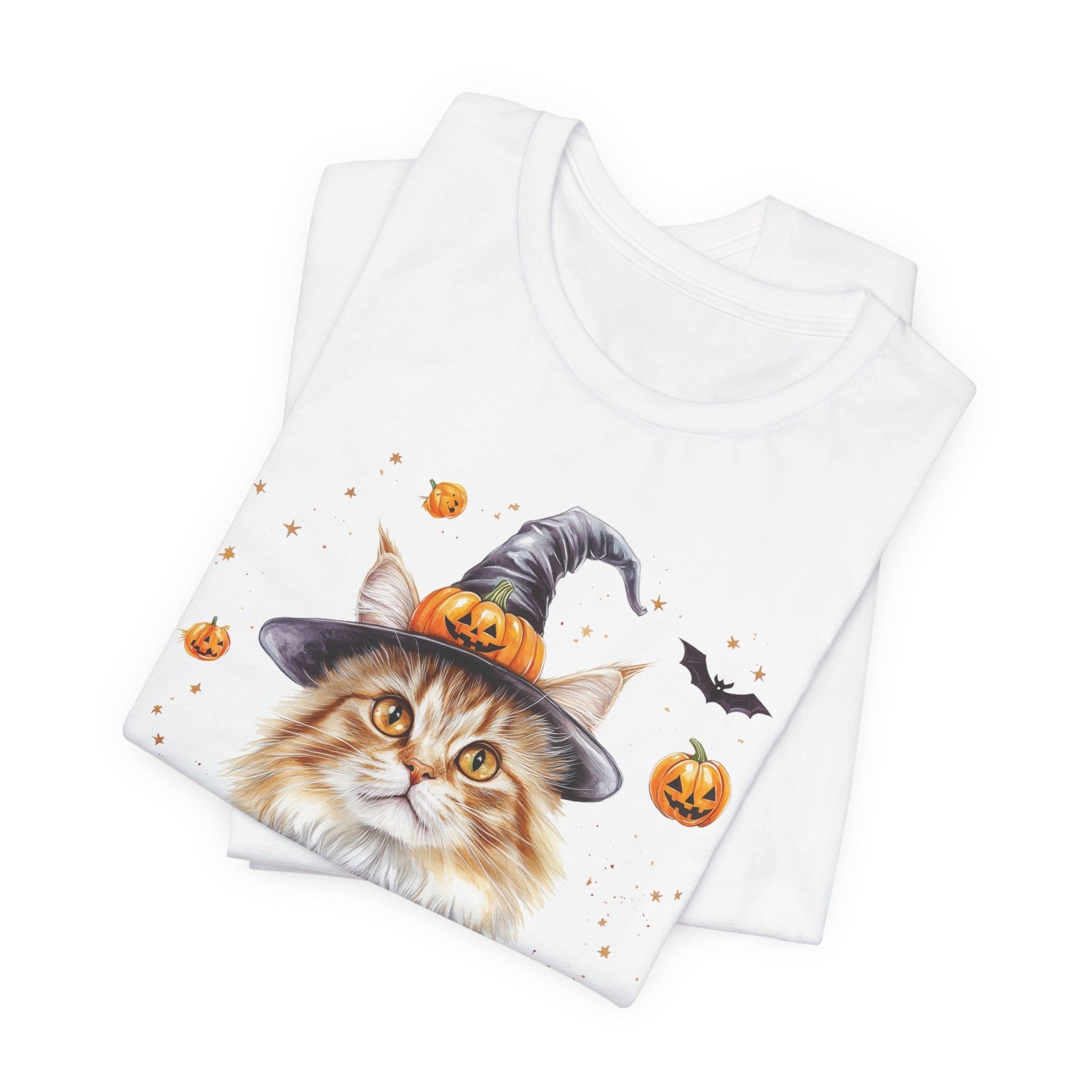 Longhair Orange Tabby Cat II Bewitched Tee