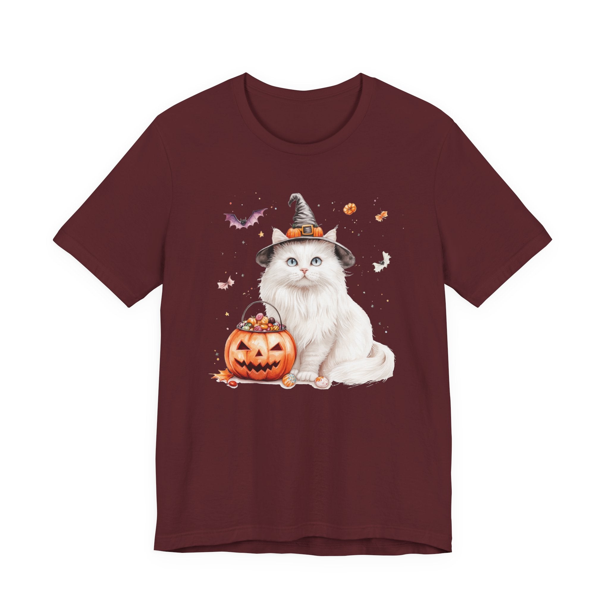 Longhair White Cat Bewitched Tee