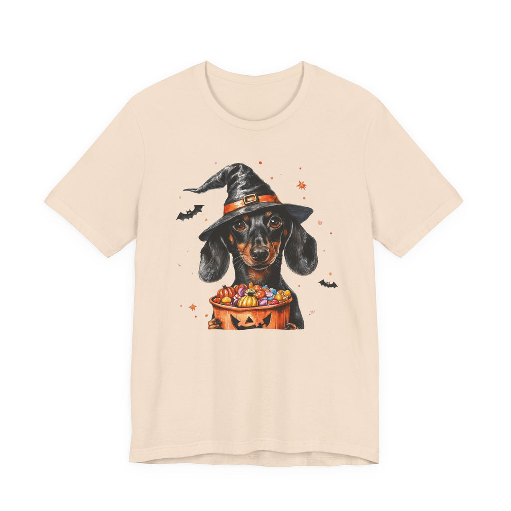 Black Dachshund Bewitched Tee