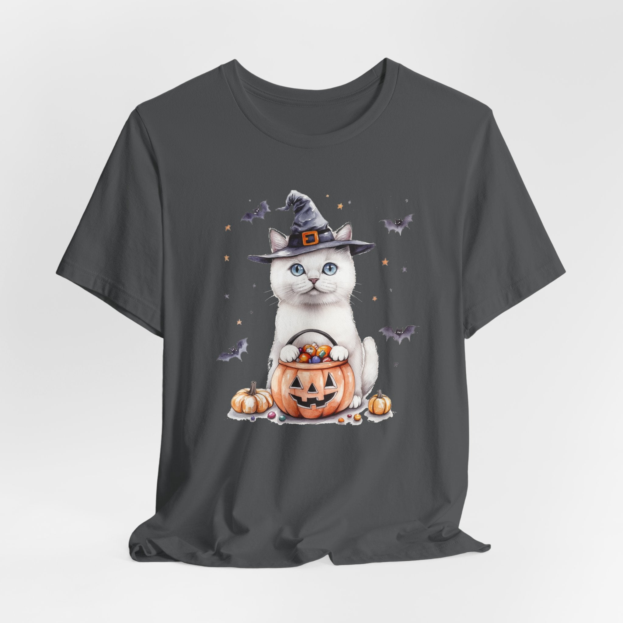 Shorthair White Cat Bewitched Tee