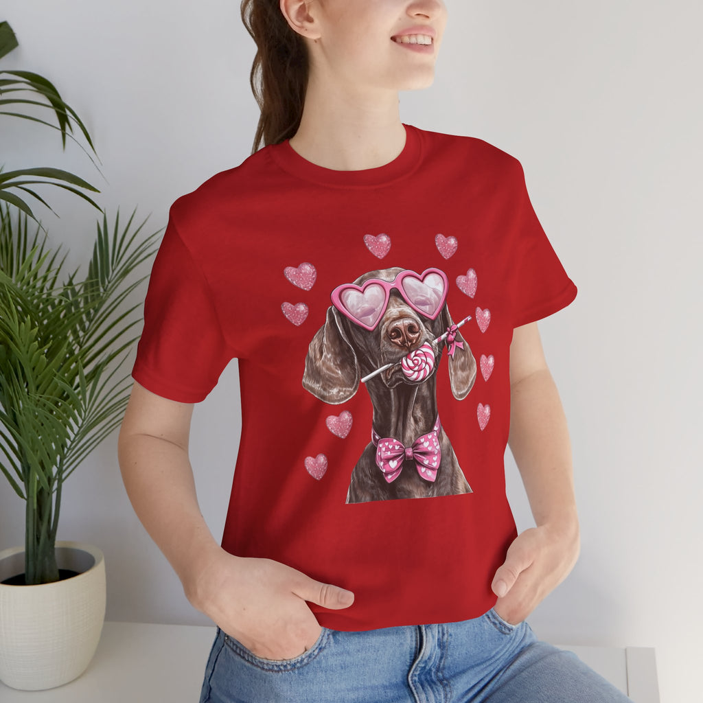 German Shorthaired Pointer Sweethearts Tee