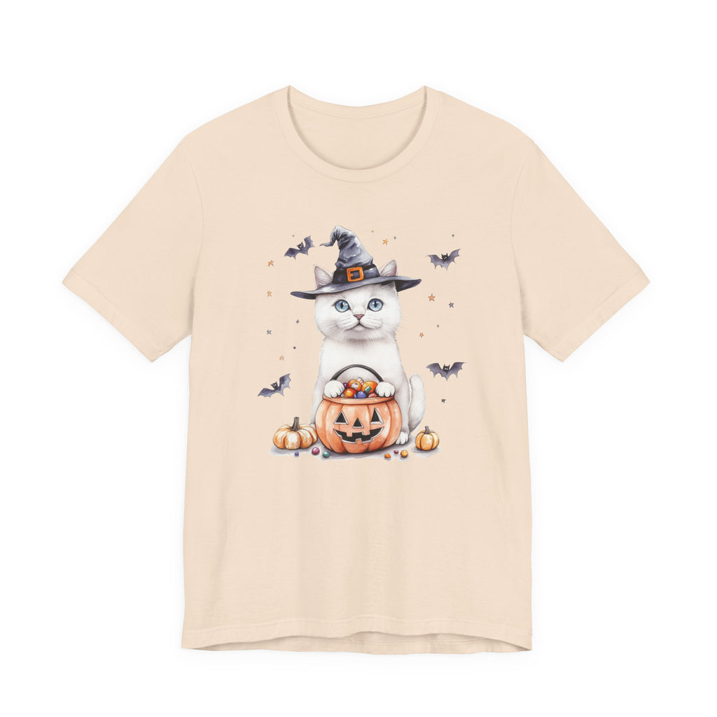 Shorthair White Cat Bewitched Tee